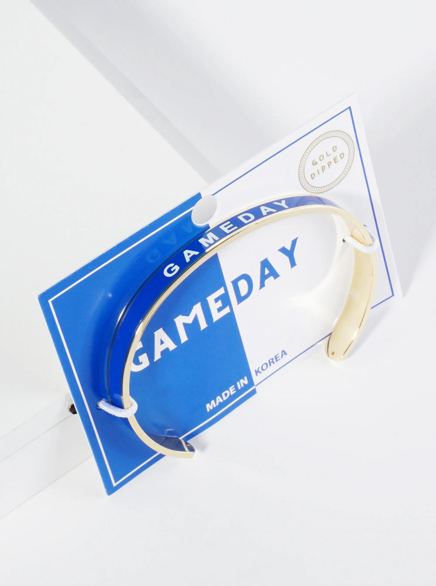 18K Gold Dipped Enamel Game Day Cuff Bracelet