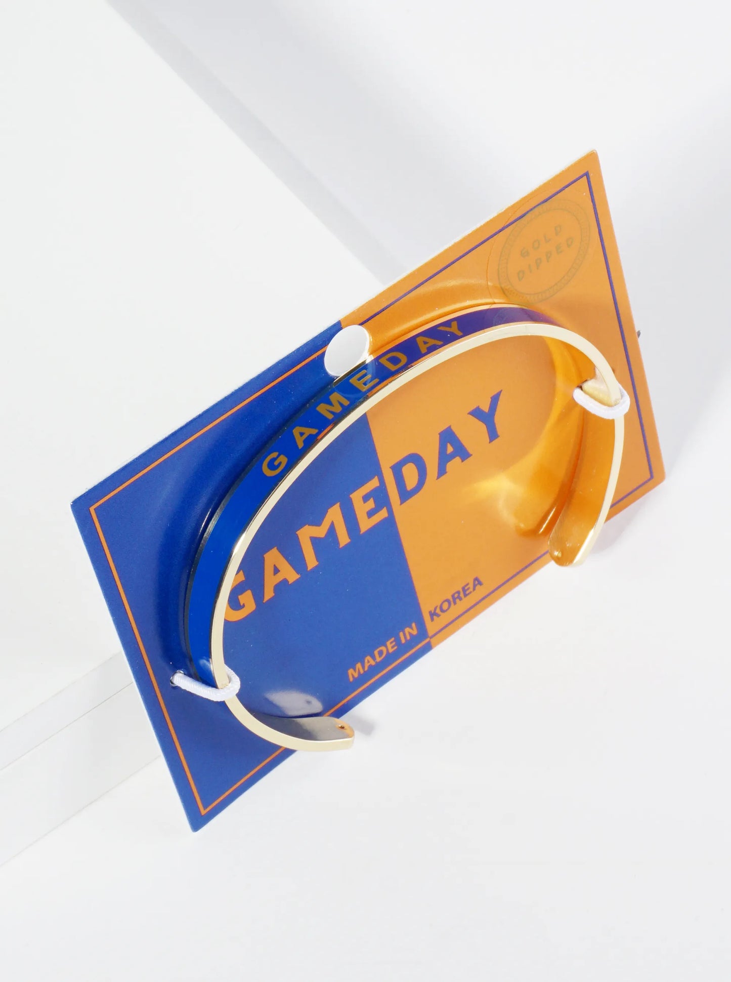 18K Gold Dipped Enamel Game Day Cuff Bracelet