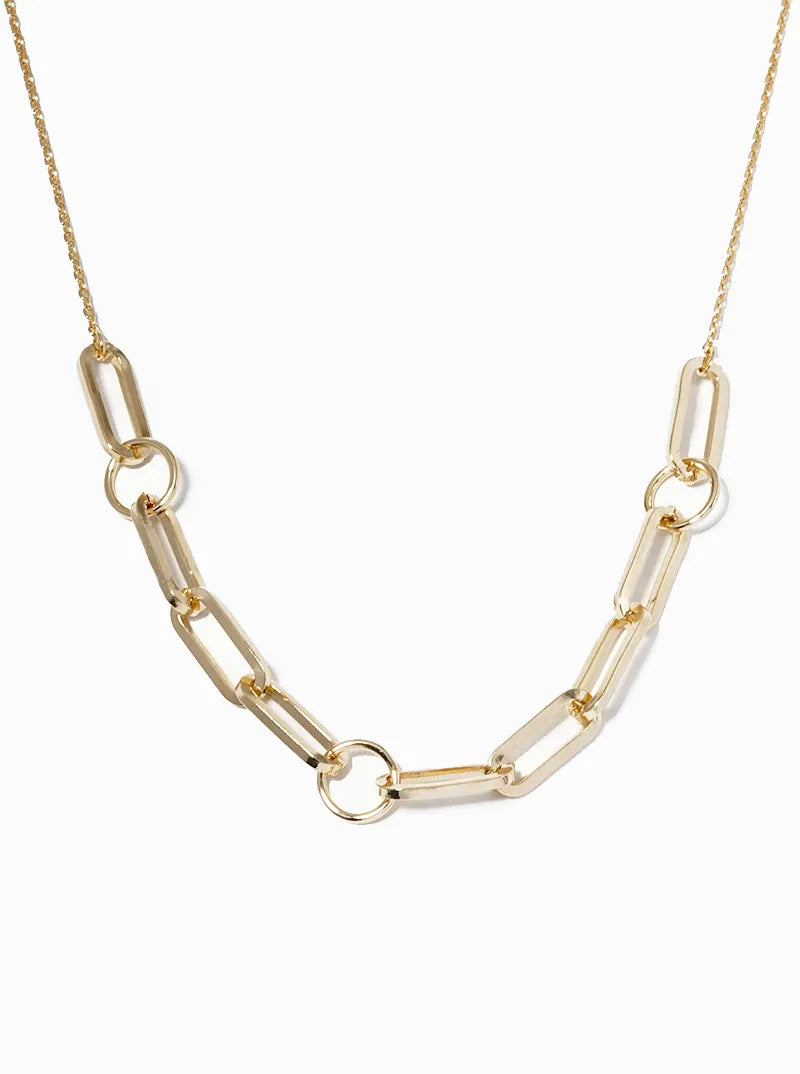 18K Gold Dipped Link Chain Necklace