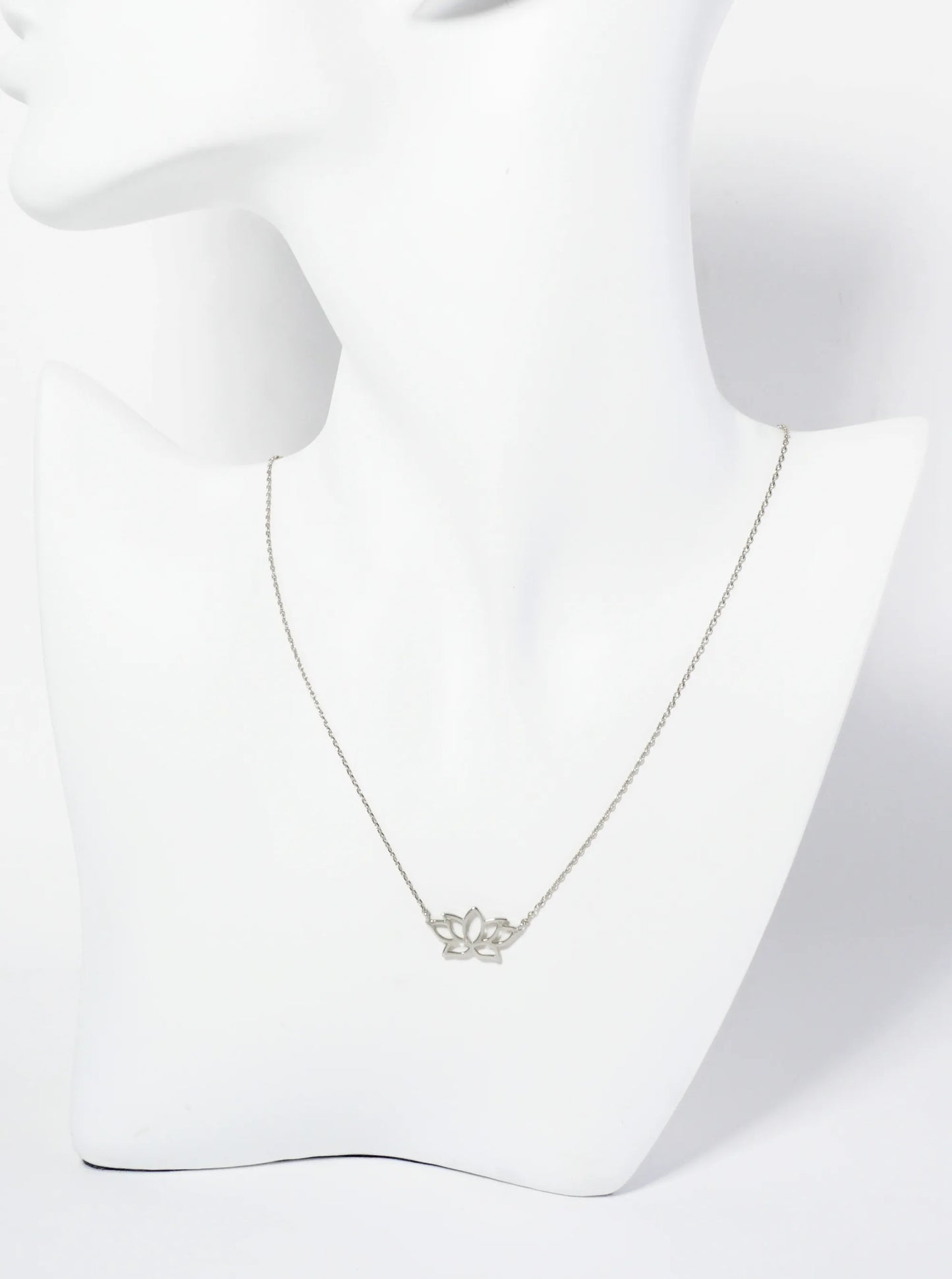 18K Gold Dipped Lotus Pendant Necklace