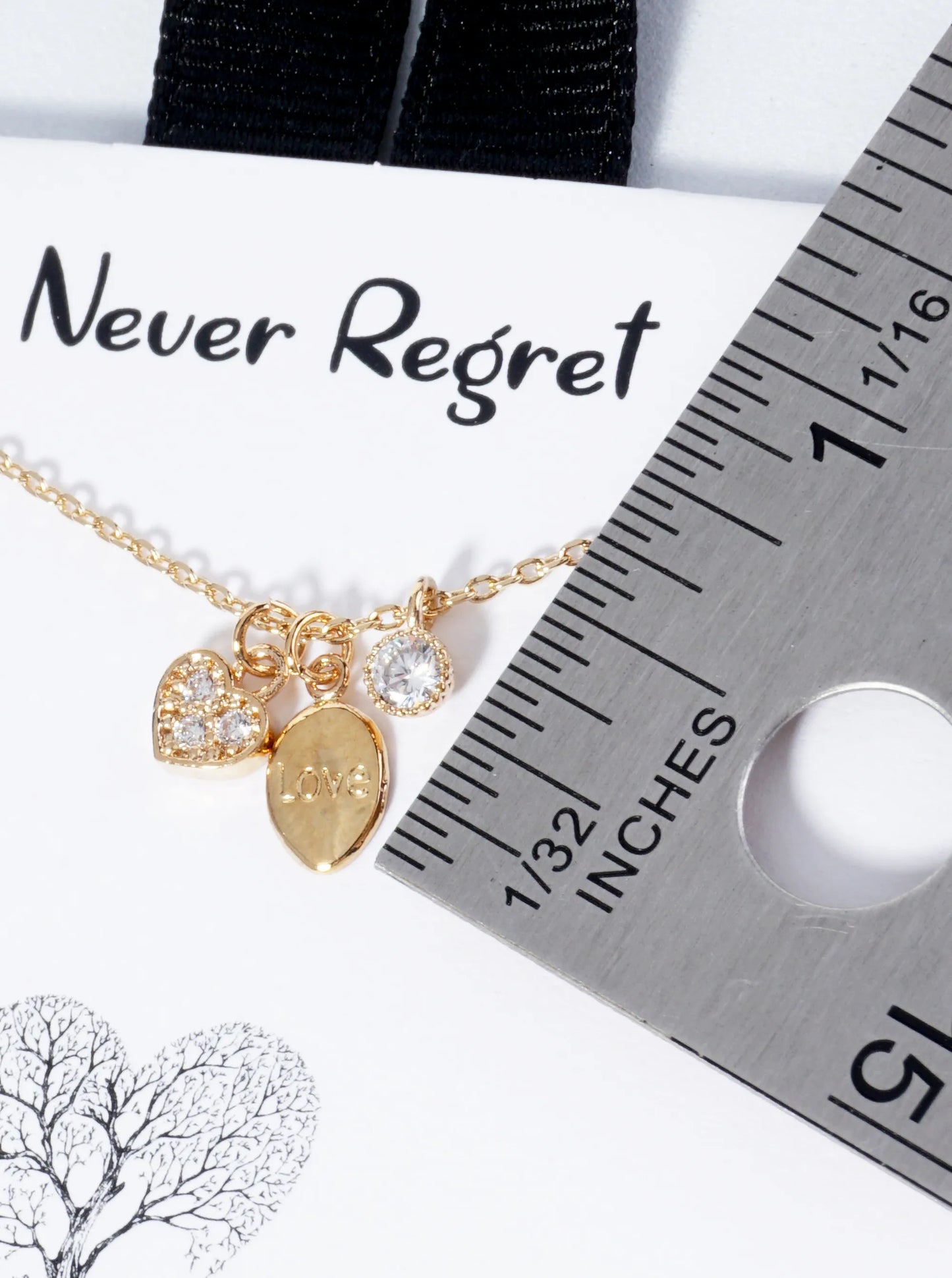 18K Gold Dipped Love Engraved Oval CZ Pave Heart Pendant Necklace