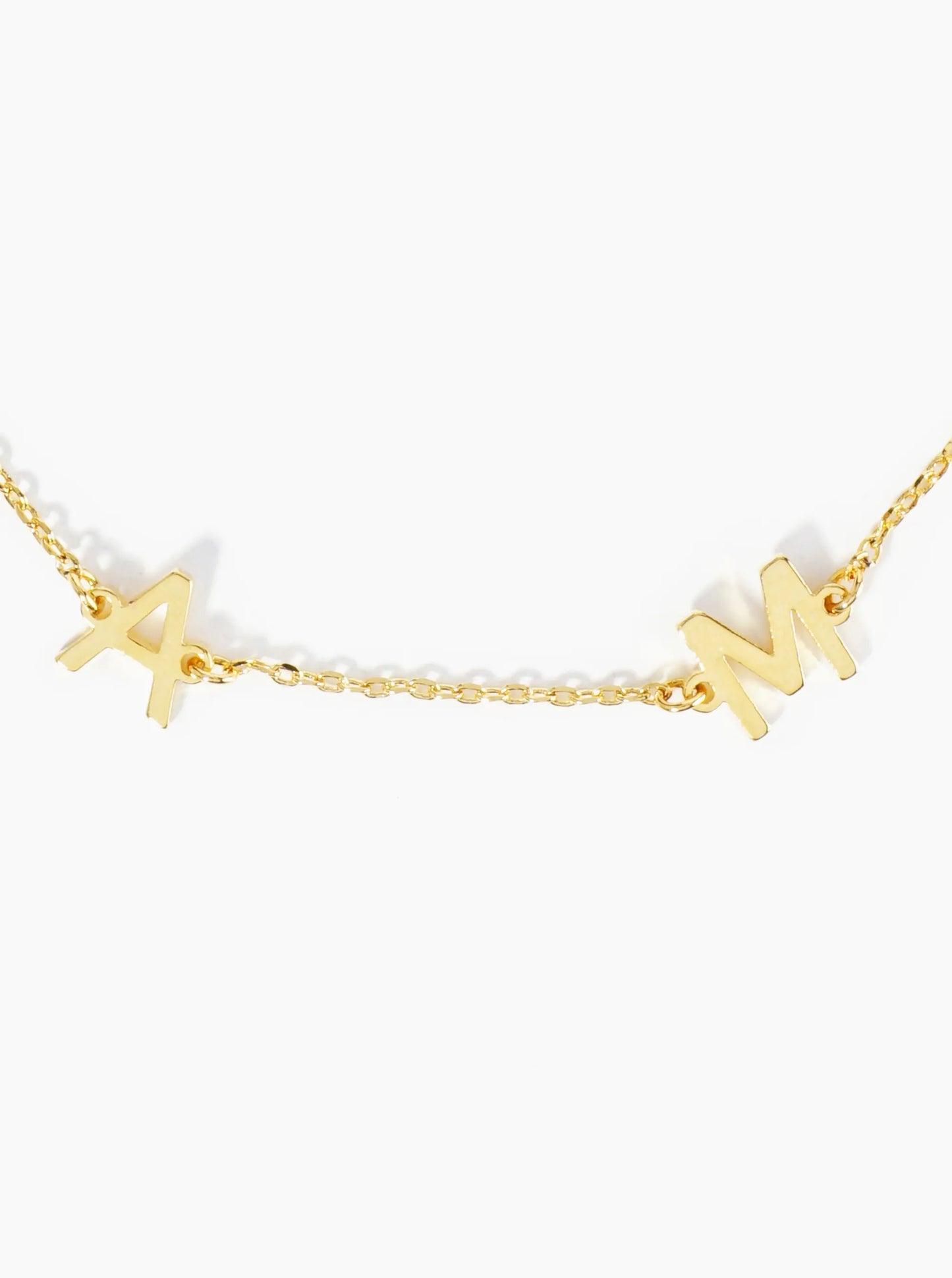 18K Gold Dipped MAMA Brass Chain Anklet