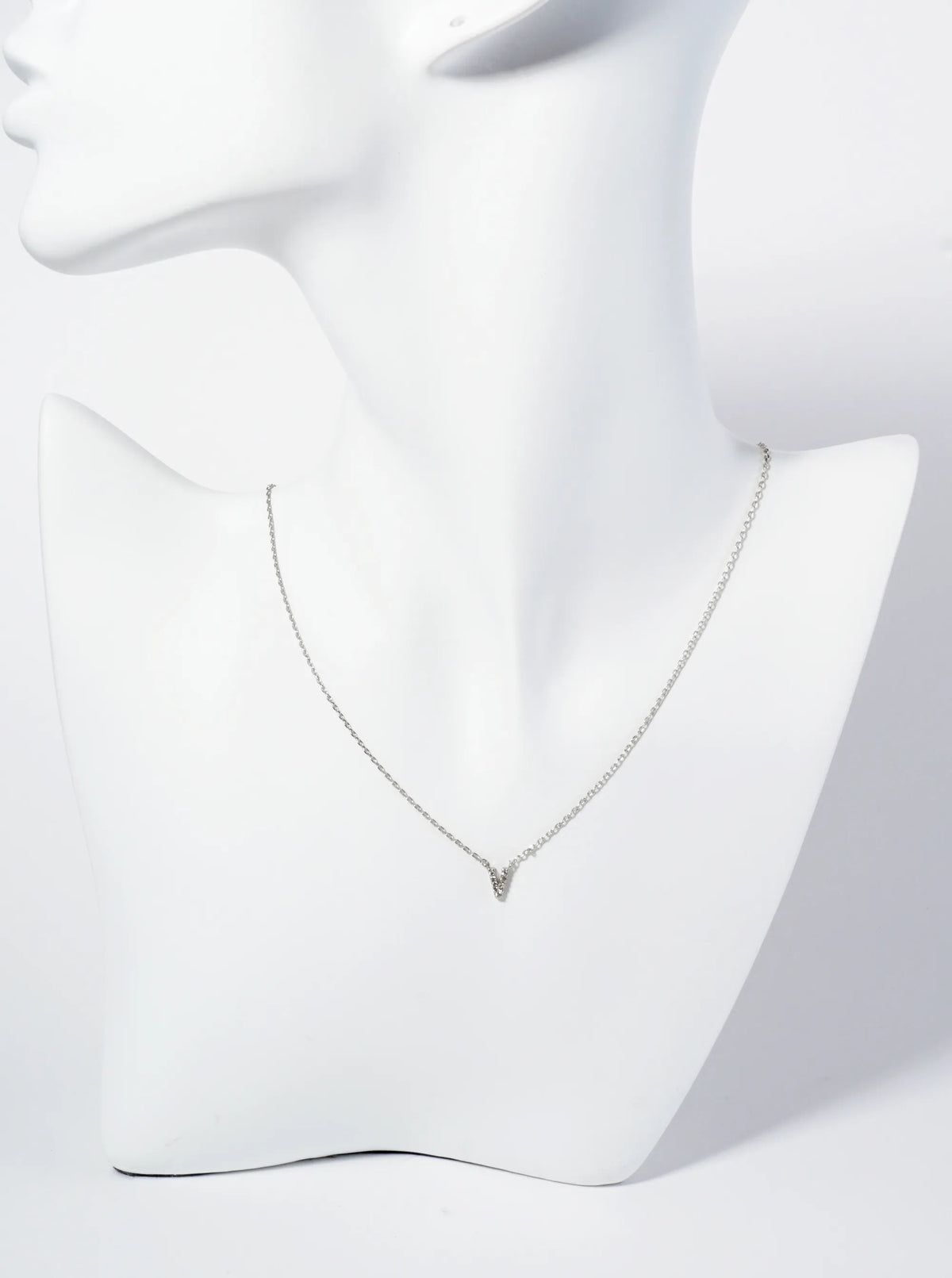 18K Gold Dipped Micro CZ Pave Initial Pendant Necklace