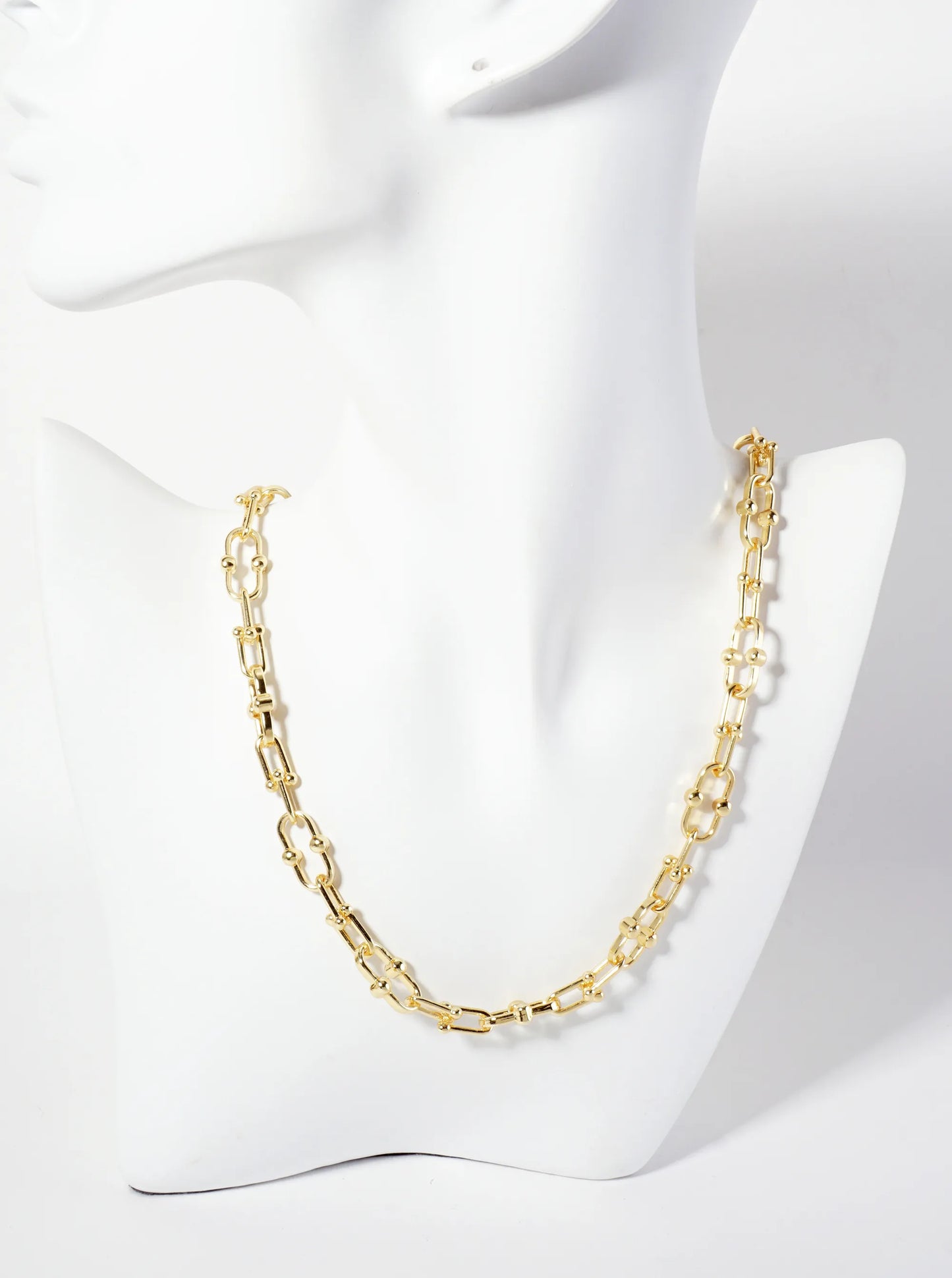 18K-Gold-Dipped Polished 18-11mm HardWear Chain Necklace