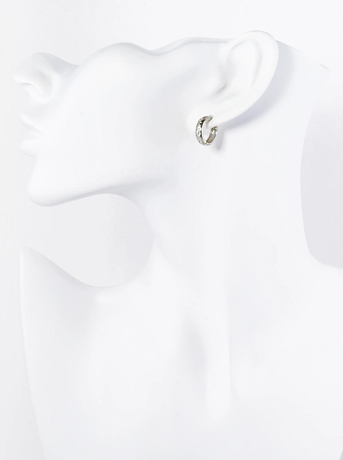 18K Gold Dipped Star And Moon Cutout 12mm Huggie Hoop Earrings