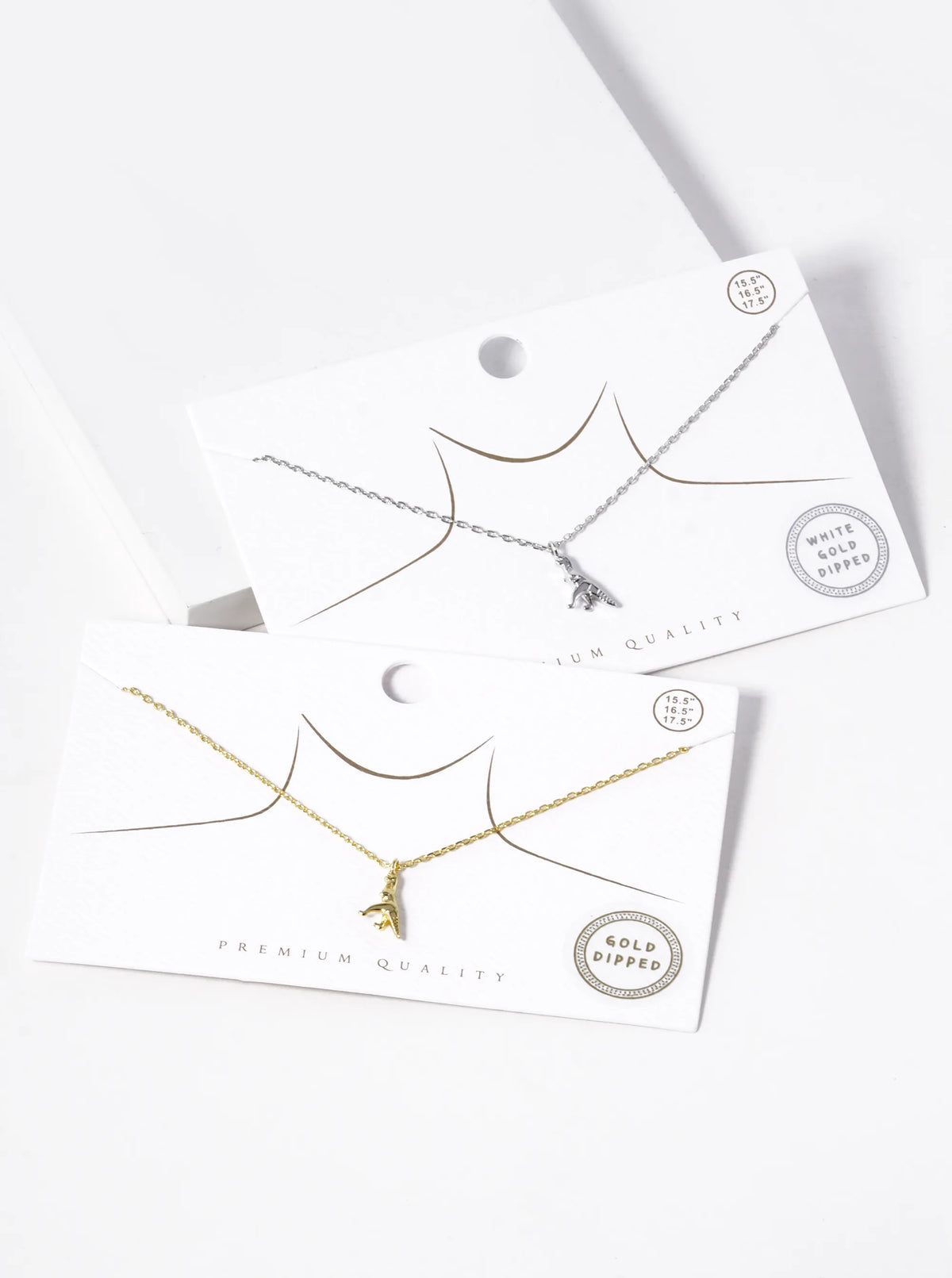 18k Gold Dipped Dainty Dinosaur Pendant Necklace