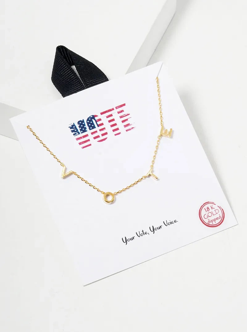 18K GOLD DIPPED BRASS LOCK PENDANT NECKLACE