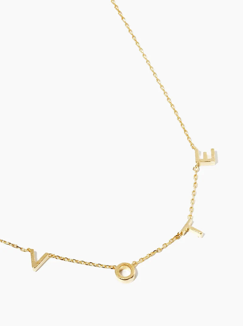18K GOLD DIPPED BRASS LOCK PENDANT NECKLACE