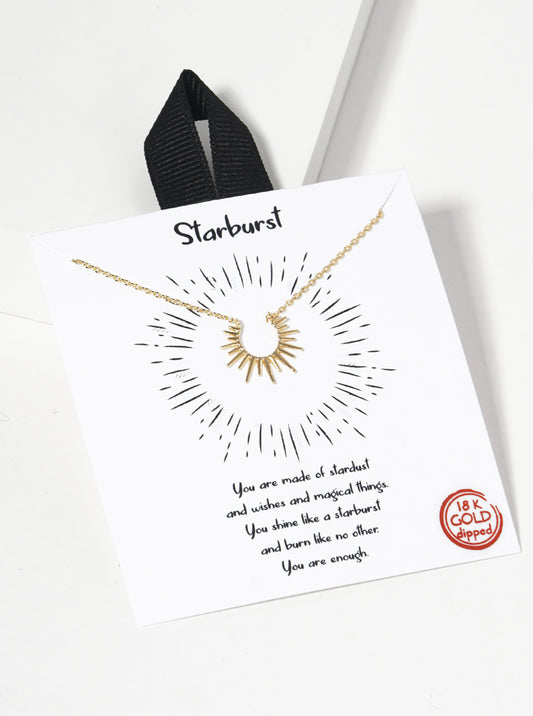 GOLD DIPPED MAMA STATION NECKLACE