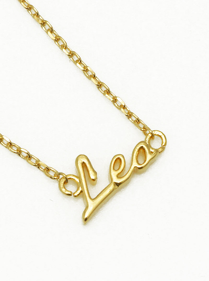 18k Gold Dipped Zodiac Pendant Delicate Necklace