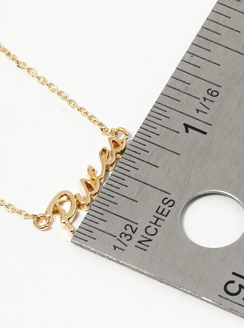 18k Gold Dipped Zodiac Pendant Delicate Necklace