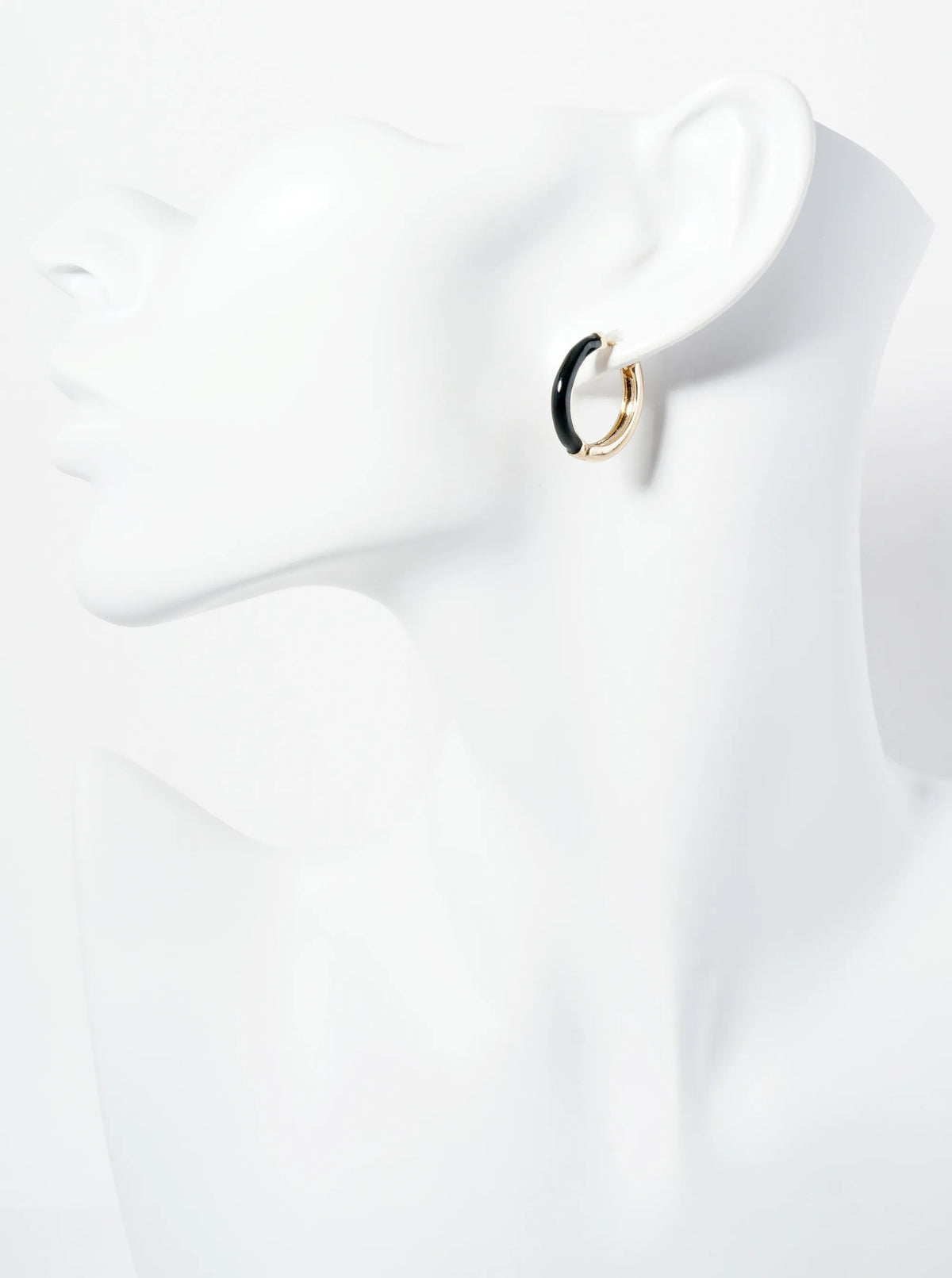 20mm Enamel Huggie Hoop Earrings