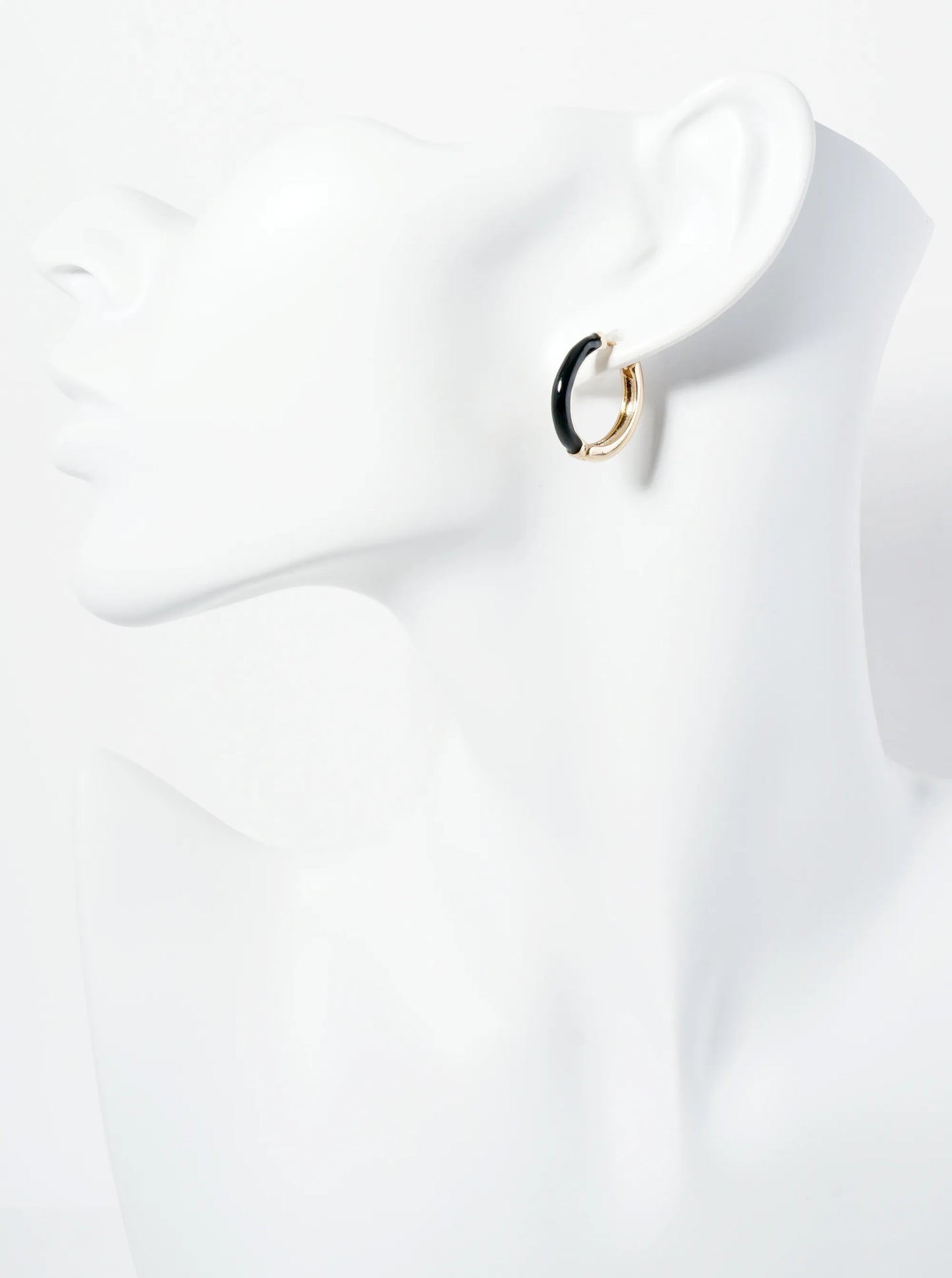 20mm Enamel Huggie Hoop Earrings