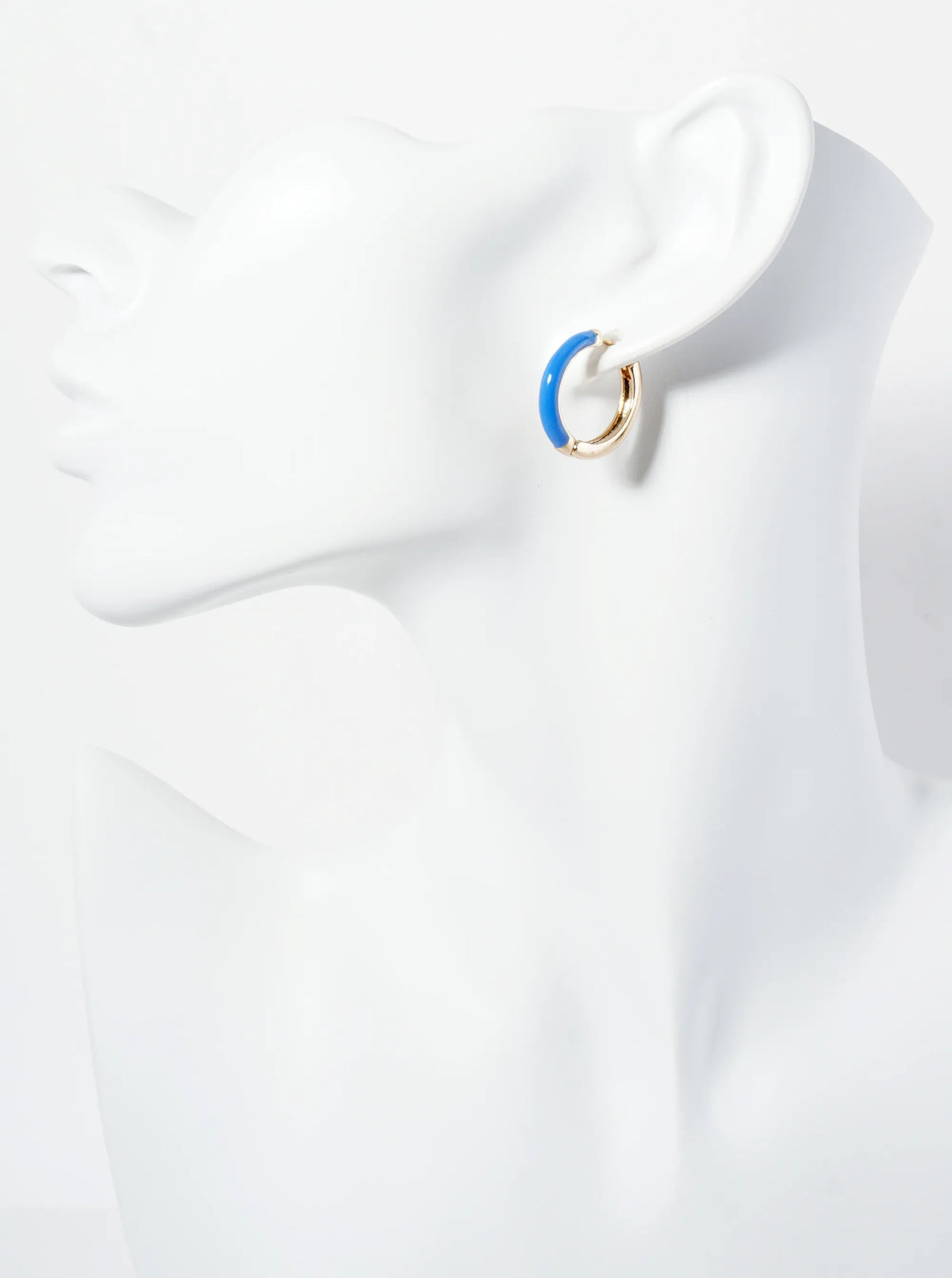 20mm Enamel Huggie Hoop Earrings