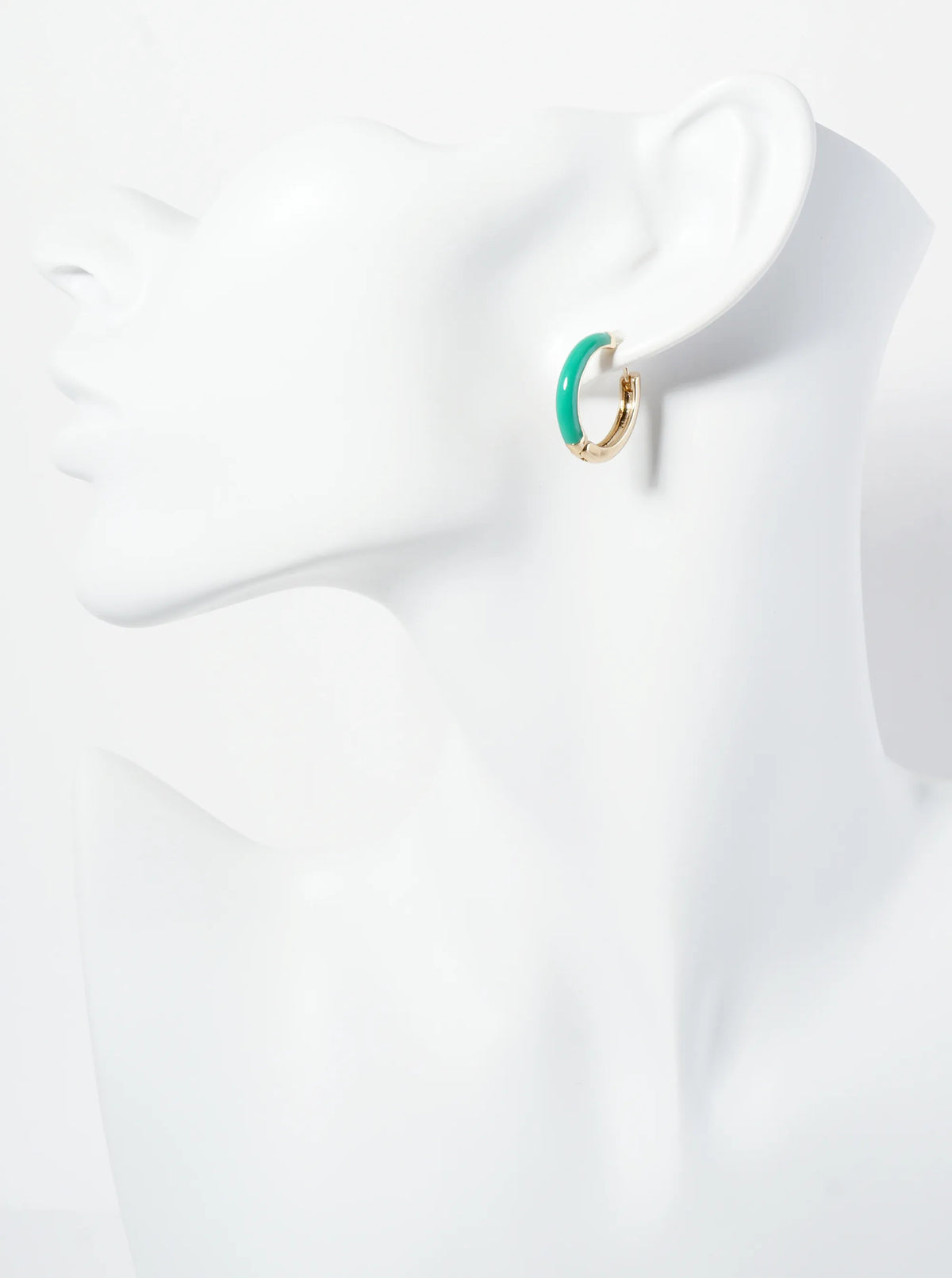 20mm Enamel Huggie Hoop Earrings