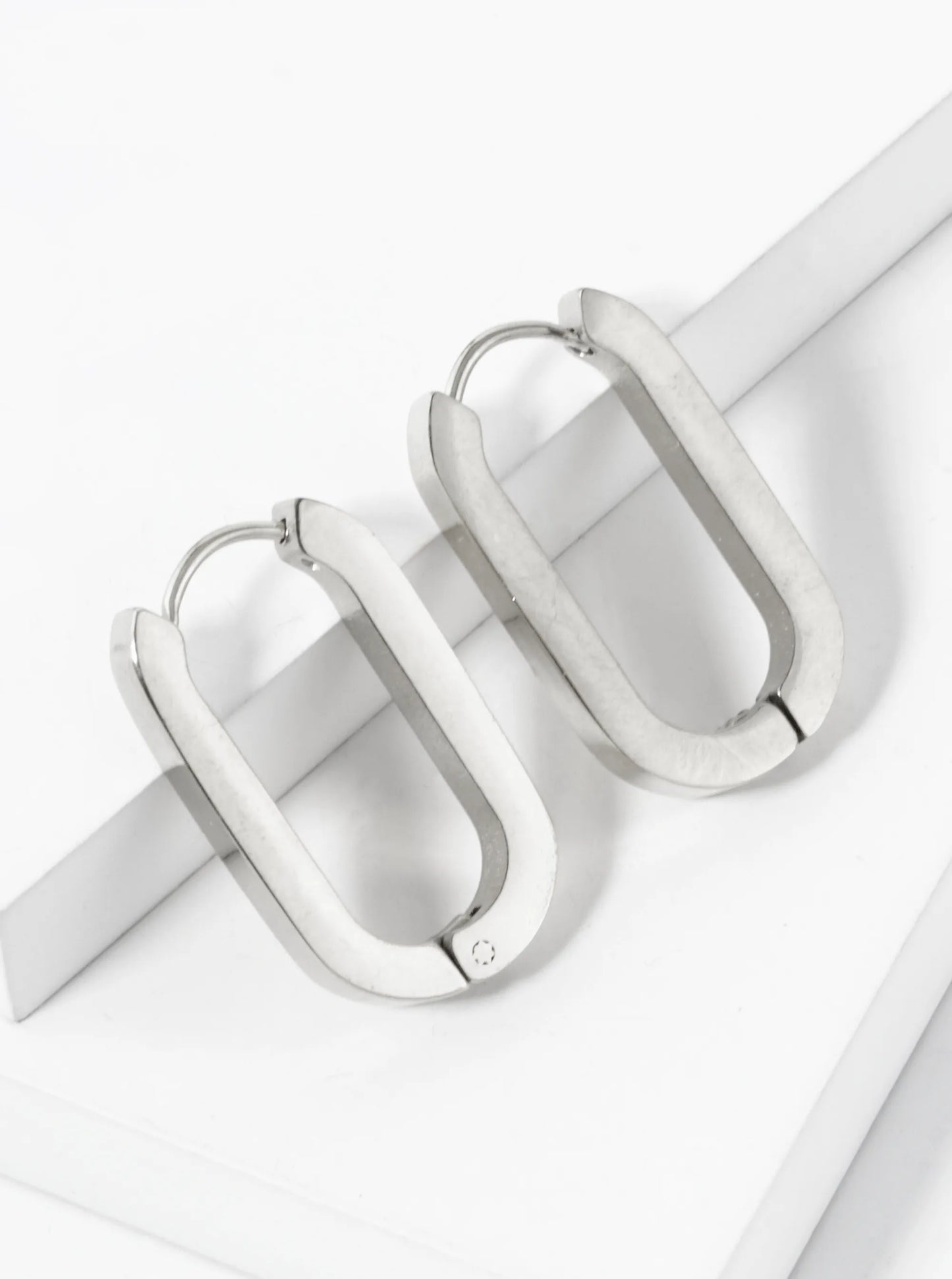 23mm Stainless Steel Huggie Hoop Earrings