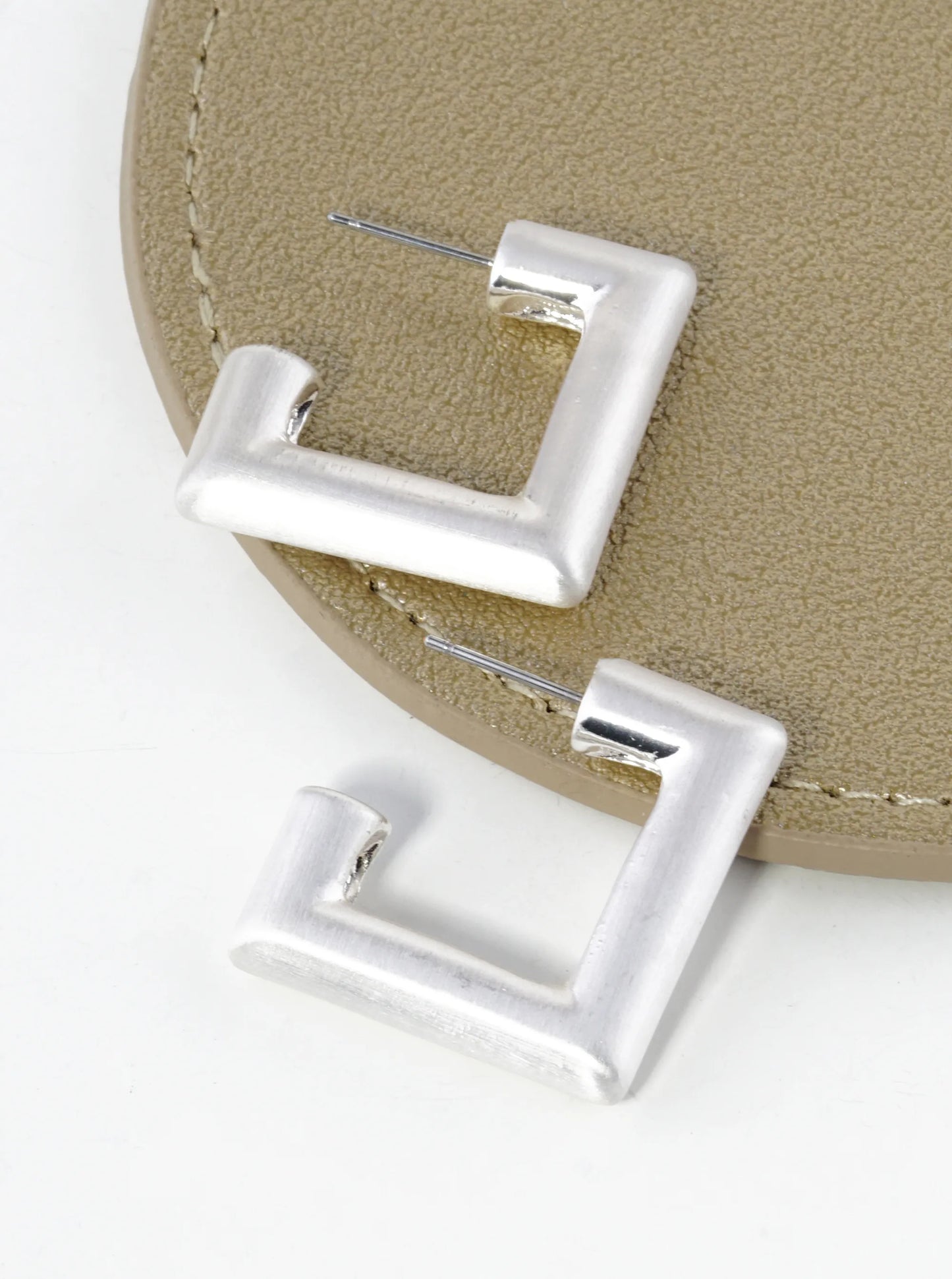 25mm Chunky Square Hoop Earrings