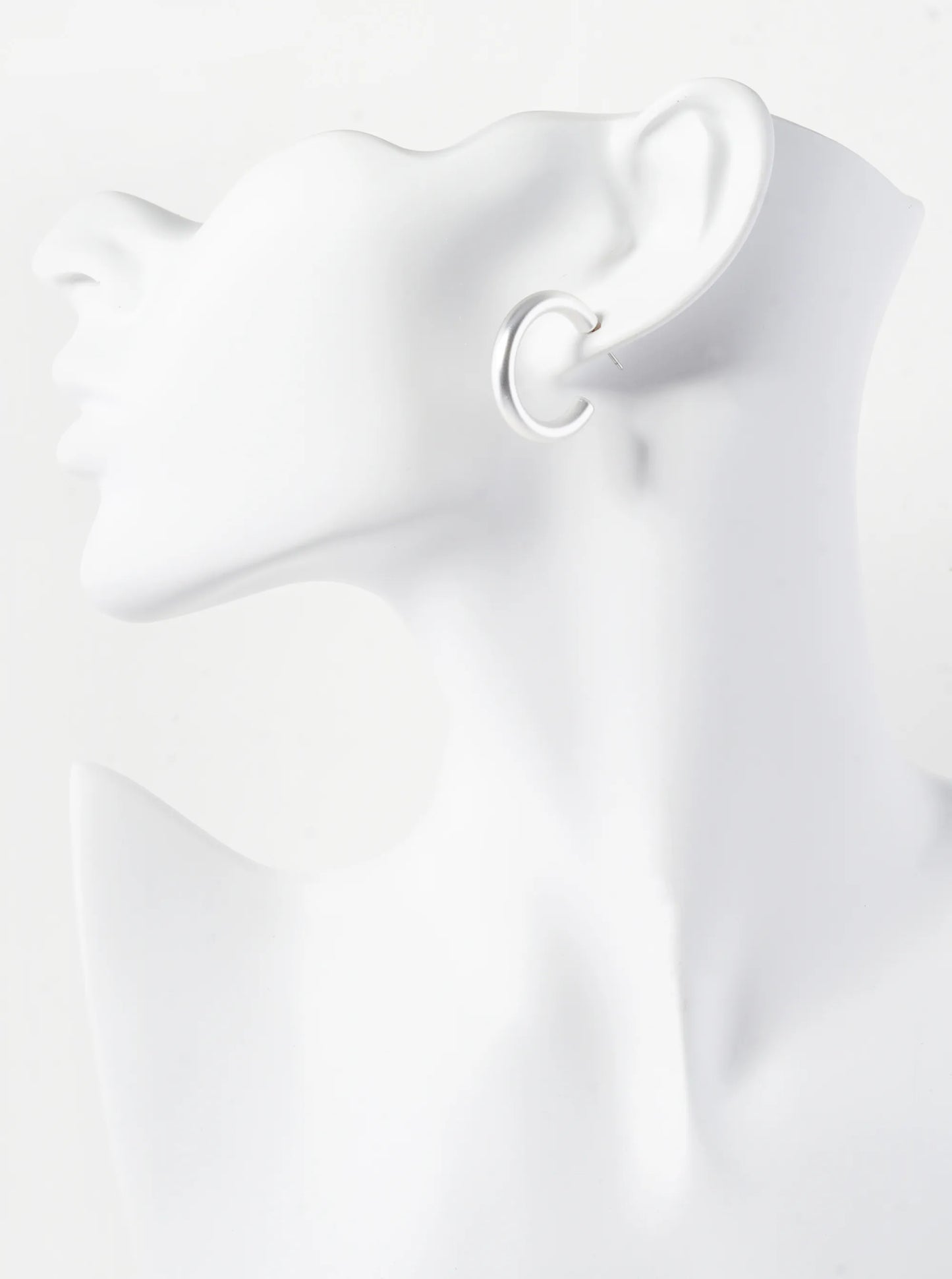 25mm Polished Brass Hollow Hoop Earrings