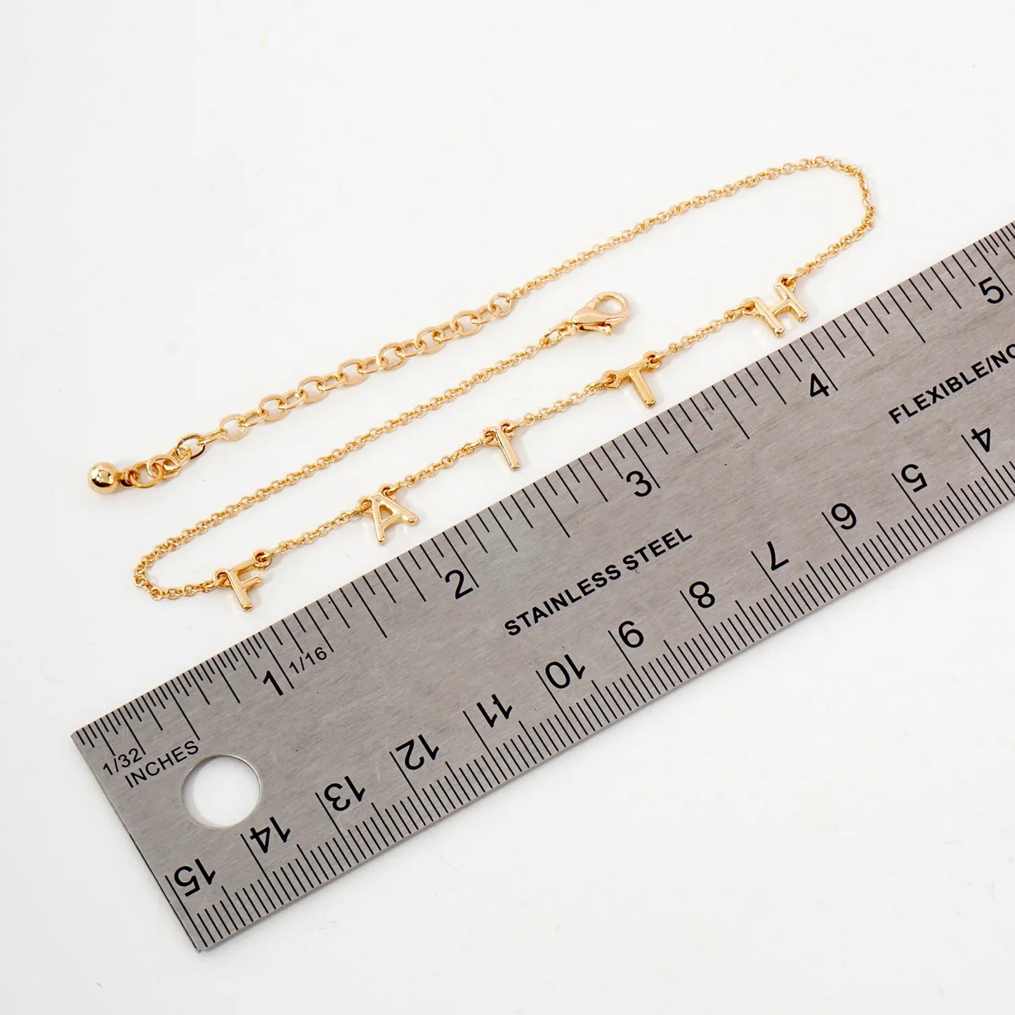 2PC-Set Faith Charm Satellite Chain Anklet