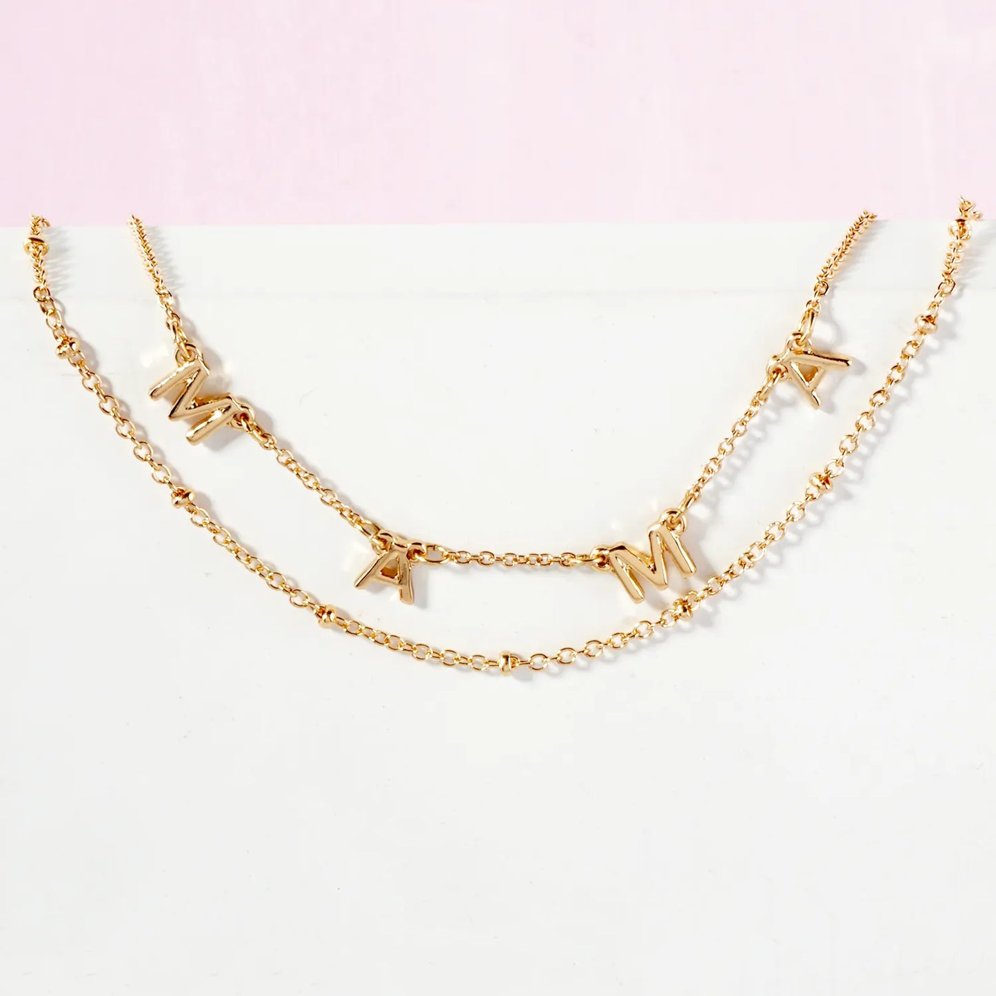 2PC-Set Mama Charm Satellite Chain Anklet