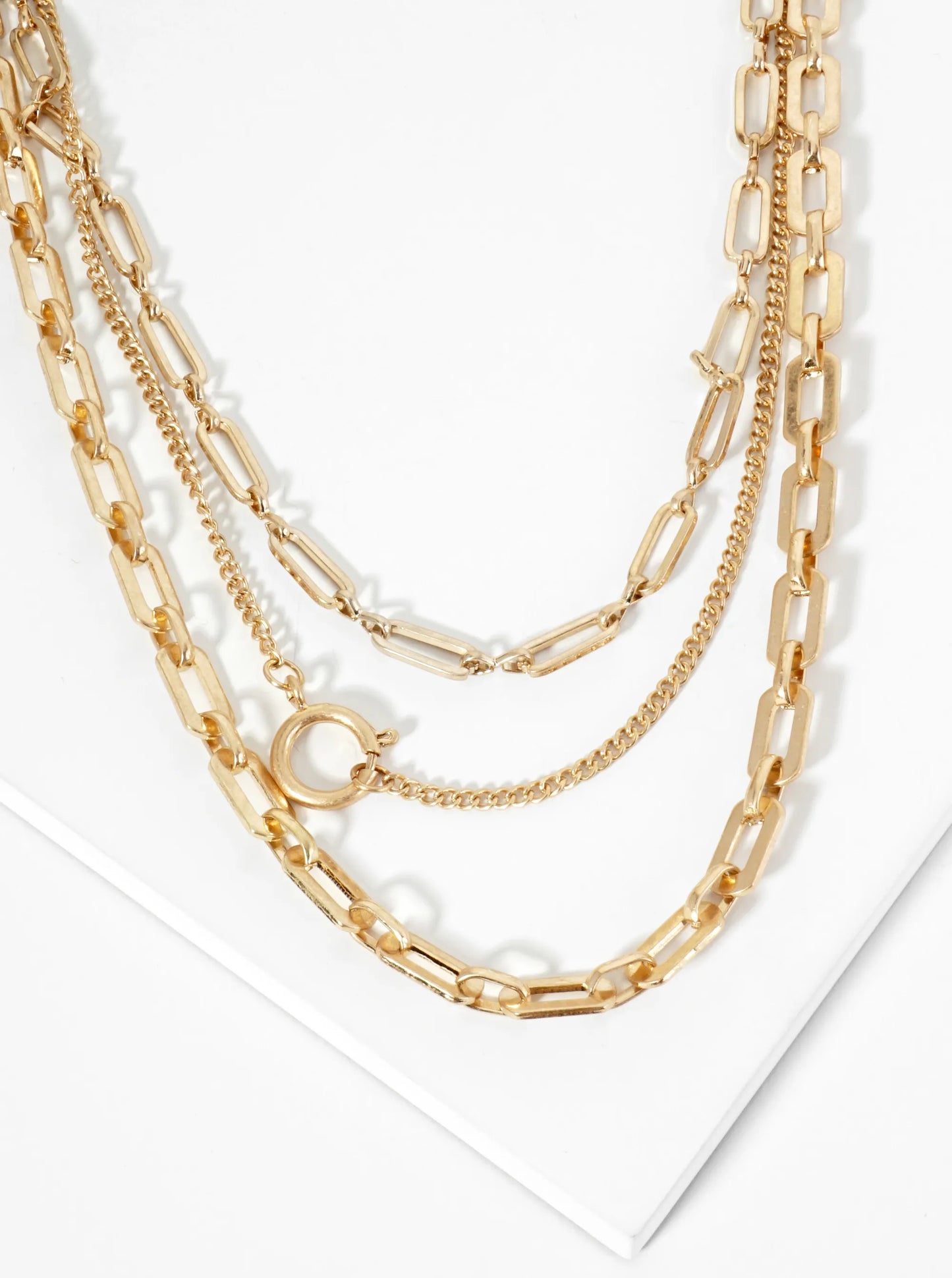 3-PC Multi Link Chain Necklace Set