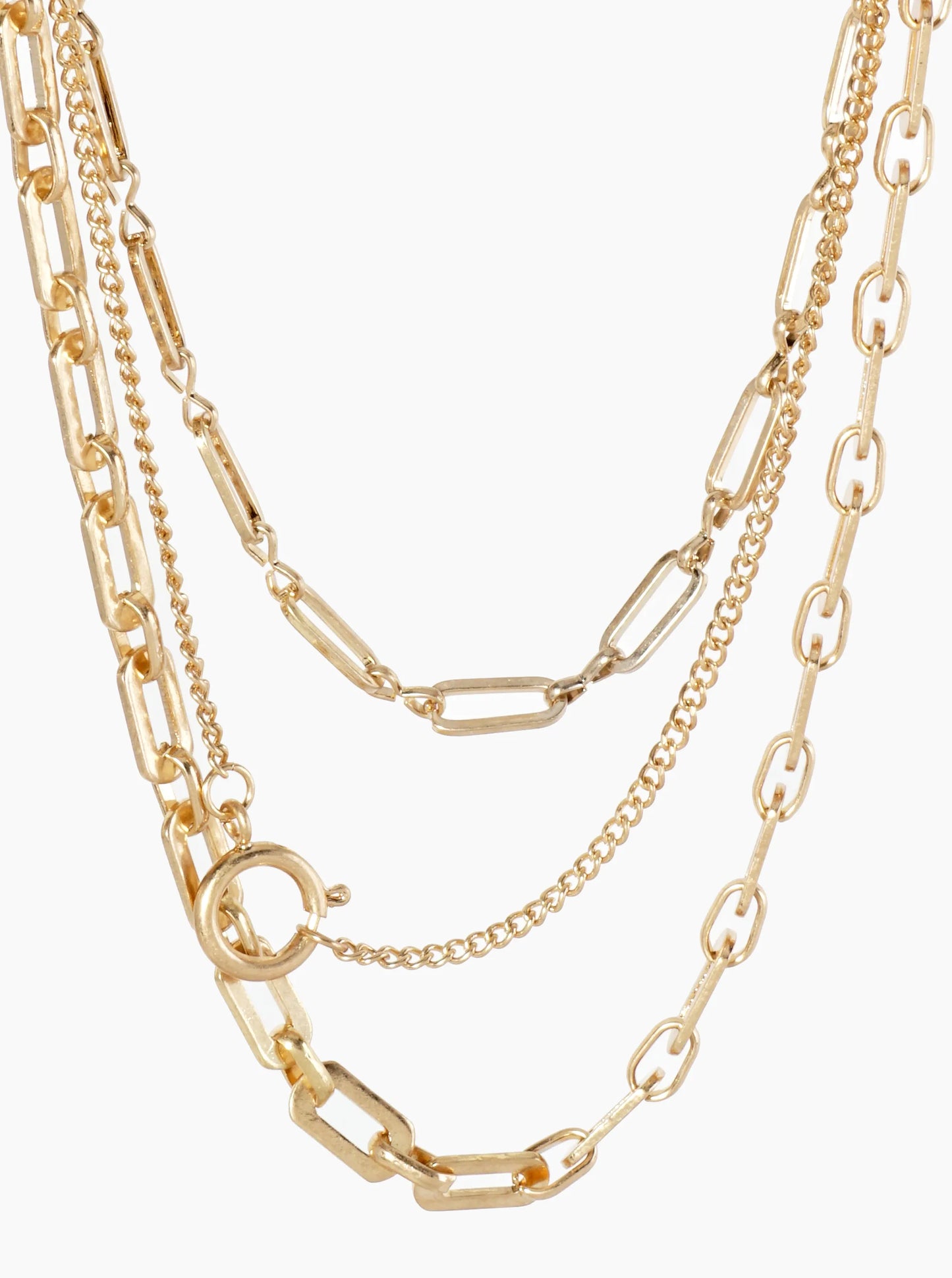 3-PC Multi Link Chain Necklace Set