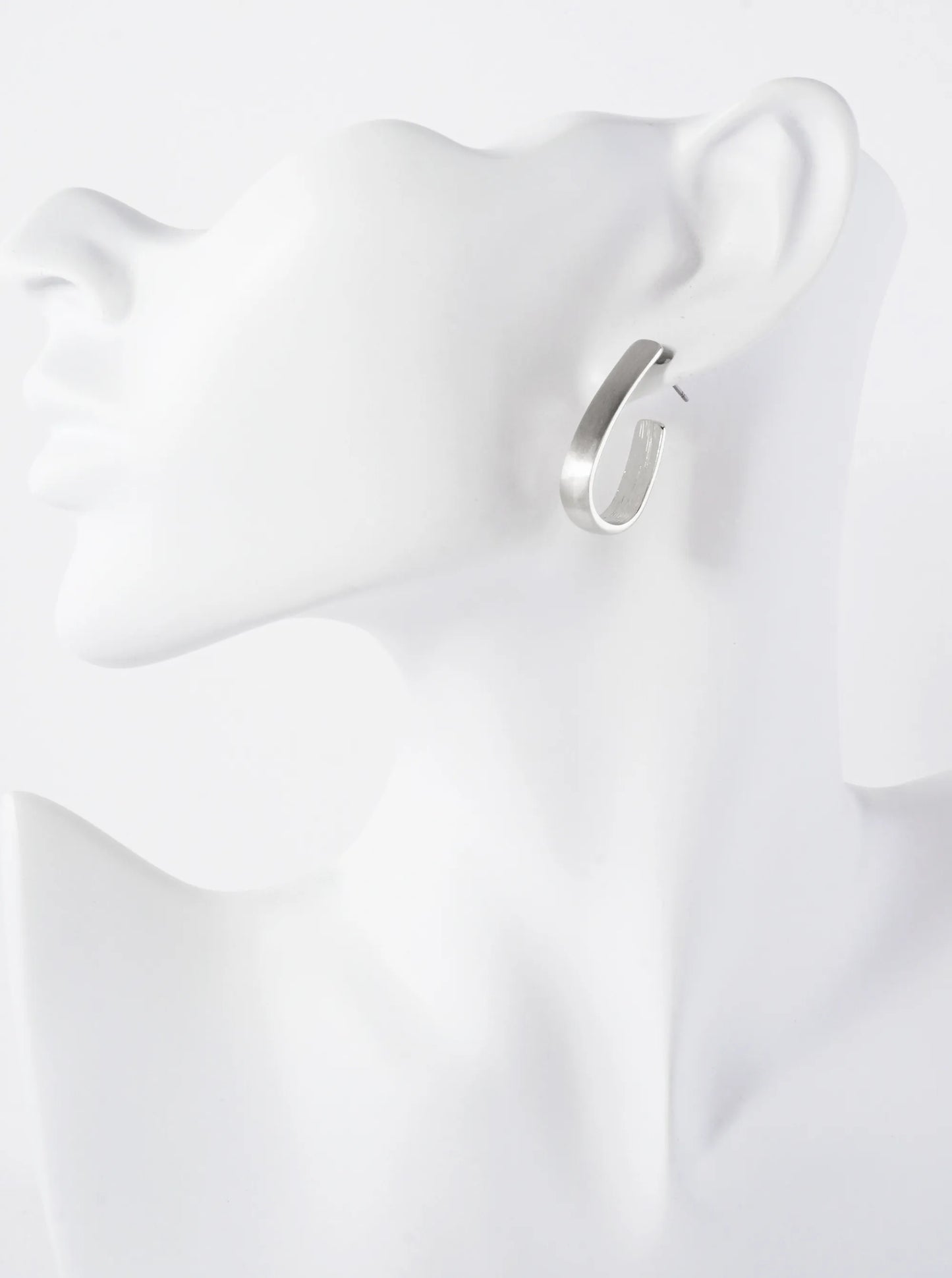 3-PC-Set Polished Metal 10-15-30mm Hoop Earrings