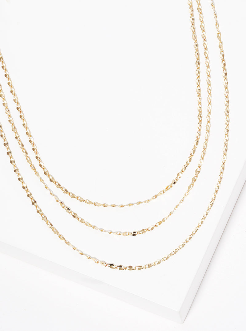 3-Piece Delicate Layered Chain Necklace Set