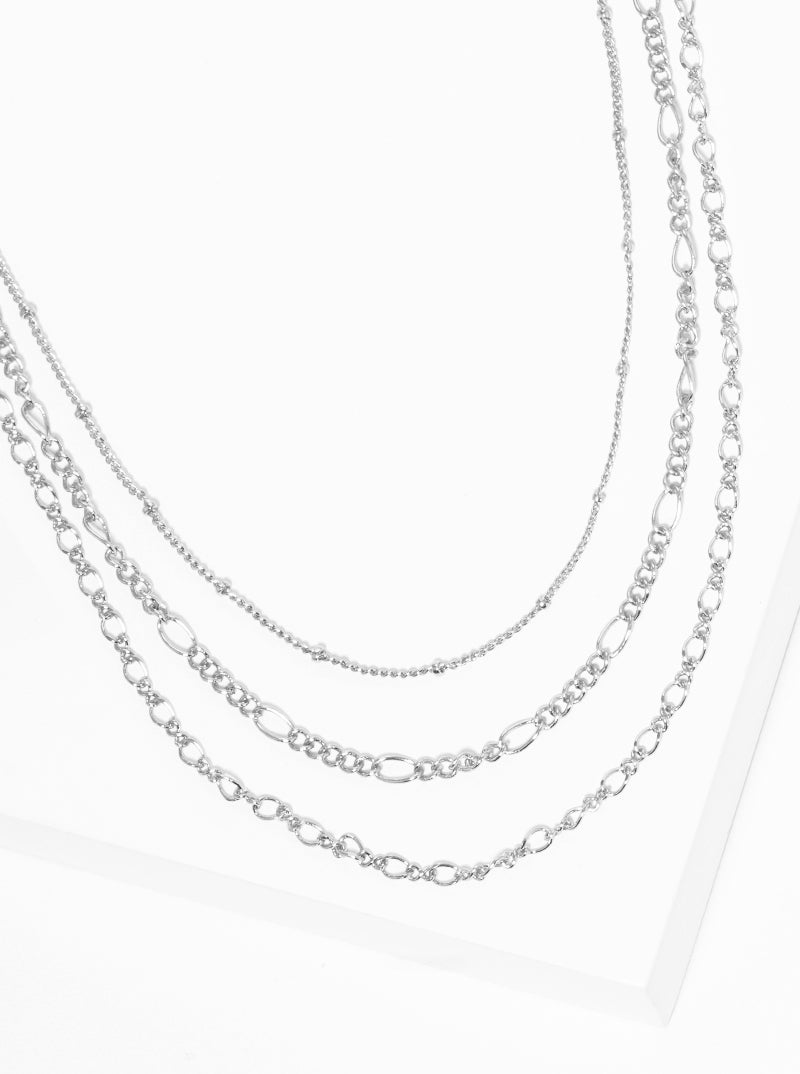 3-Piece Delicate Layered Multi Chain Necklace Set