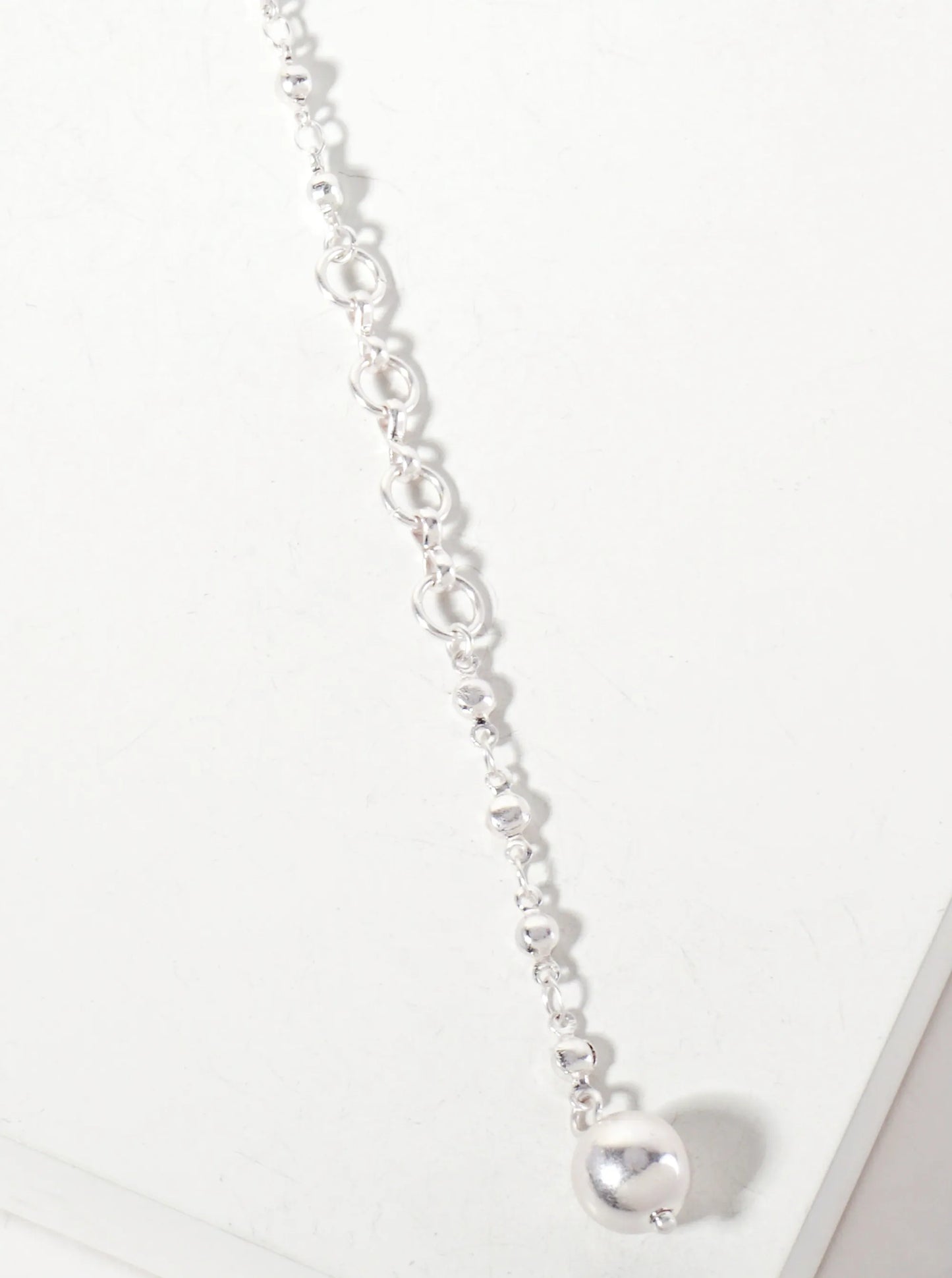 3-inch Ball-Chain Drop 20-Inch Y Necklace