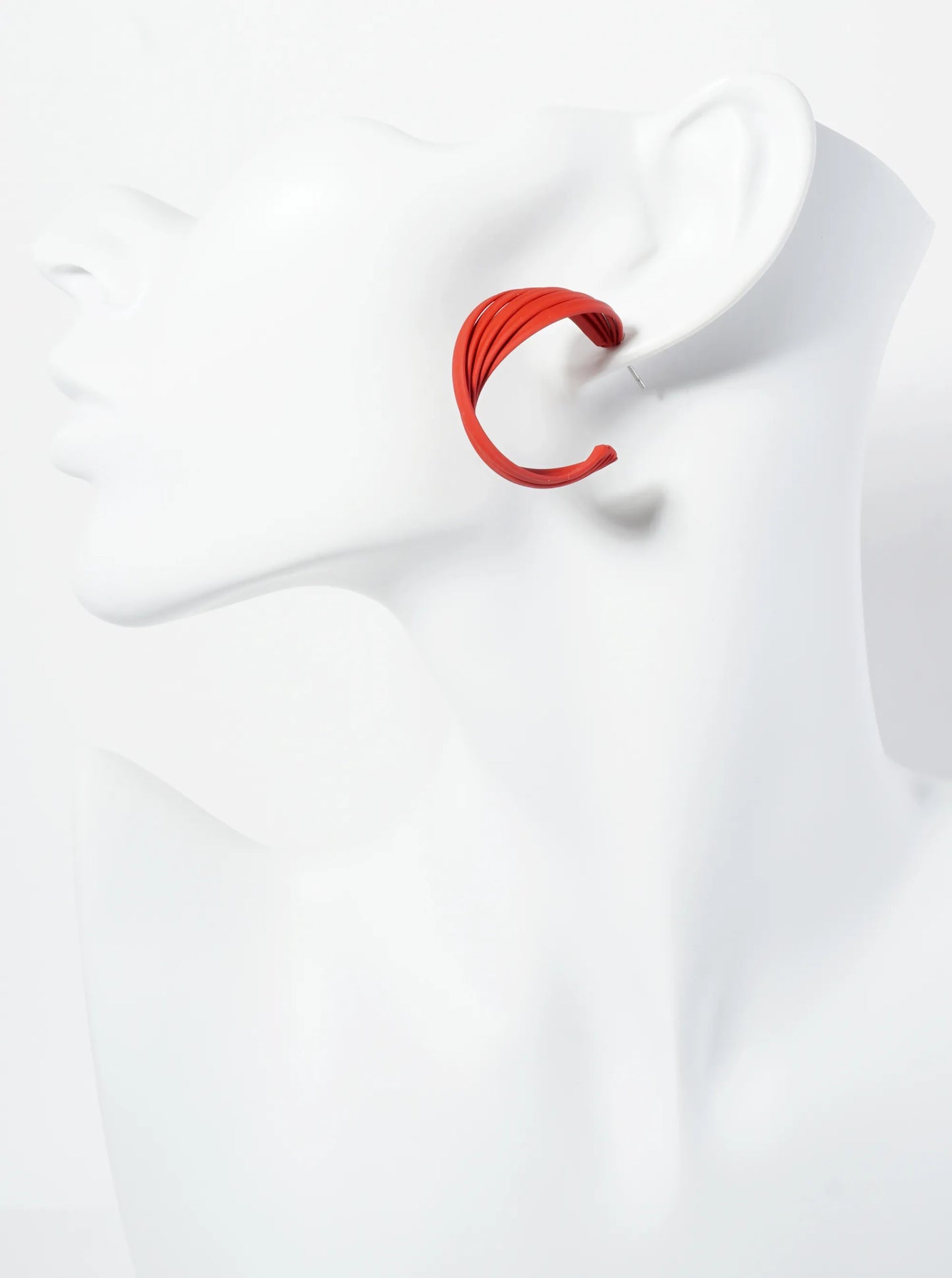 30mm Multiple Overlapping Hoop Earrings