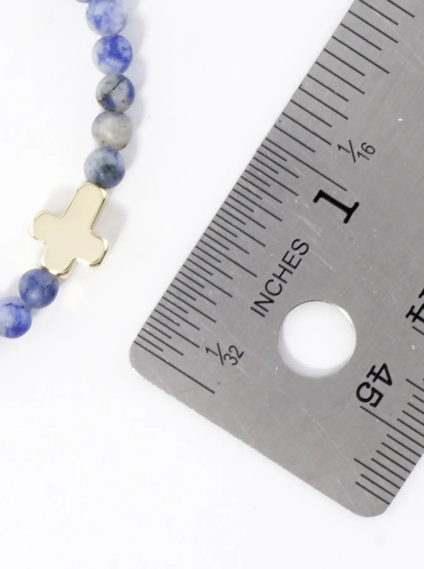 3PC-Set Genuine Religious Cross Stretch Bracelets