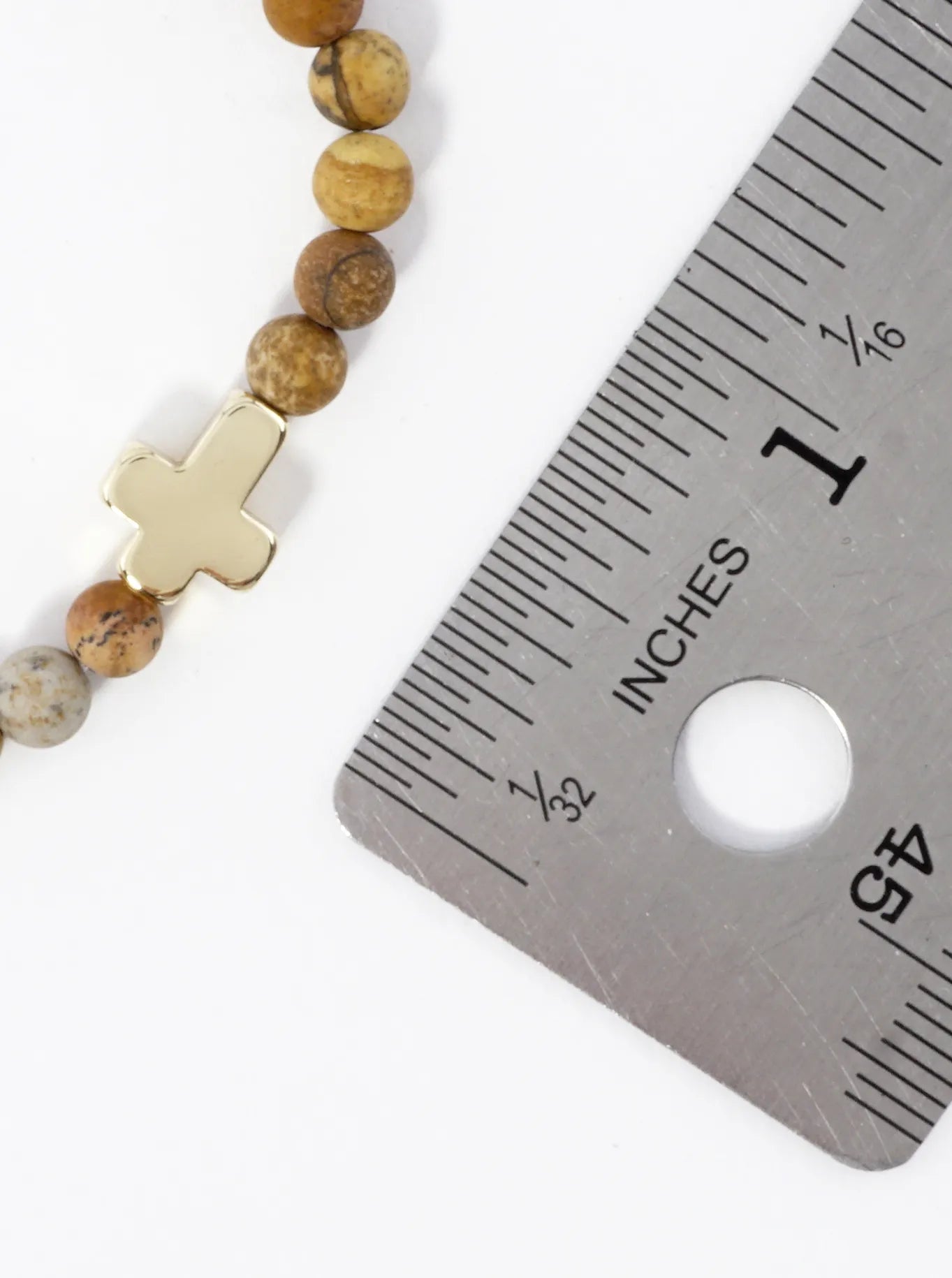 3PC-Set Genuine Religious Cross Stretch Bracelets