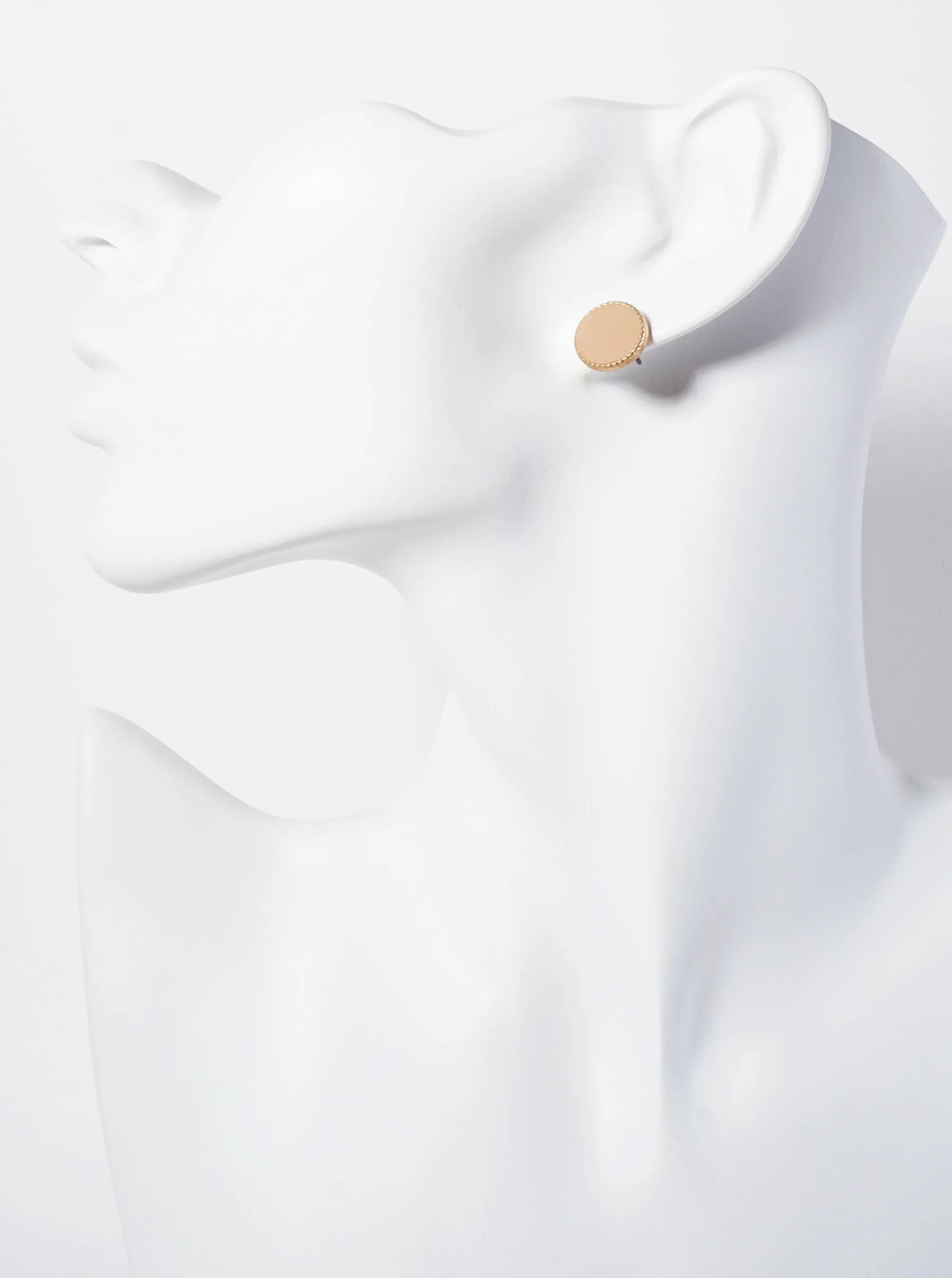 3PC-Set Geometric-Shaped Enamel Stud Earrings