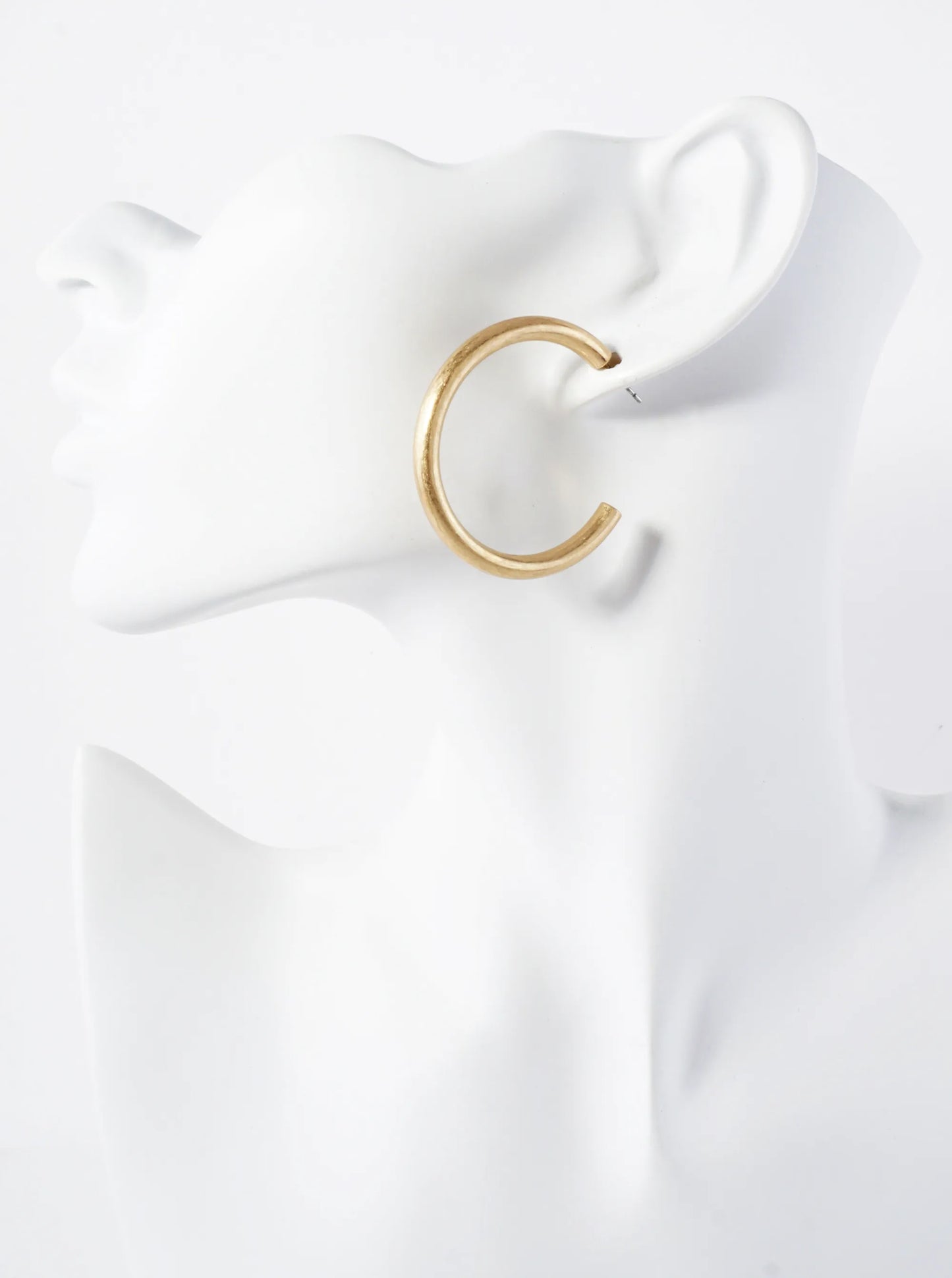 4-PC-Set Metal 15-20-40mm Multi Hoop Earrings