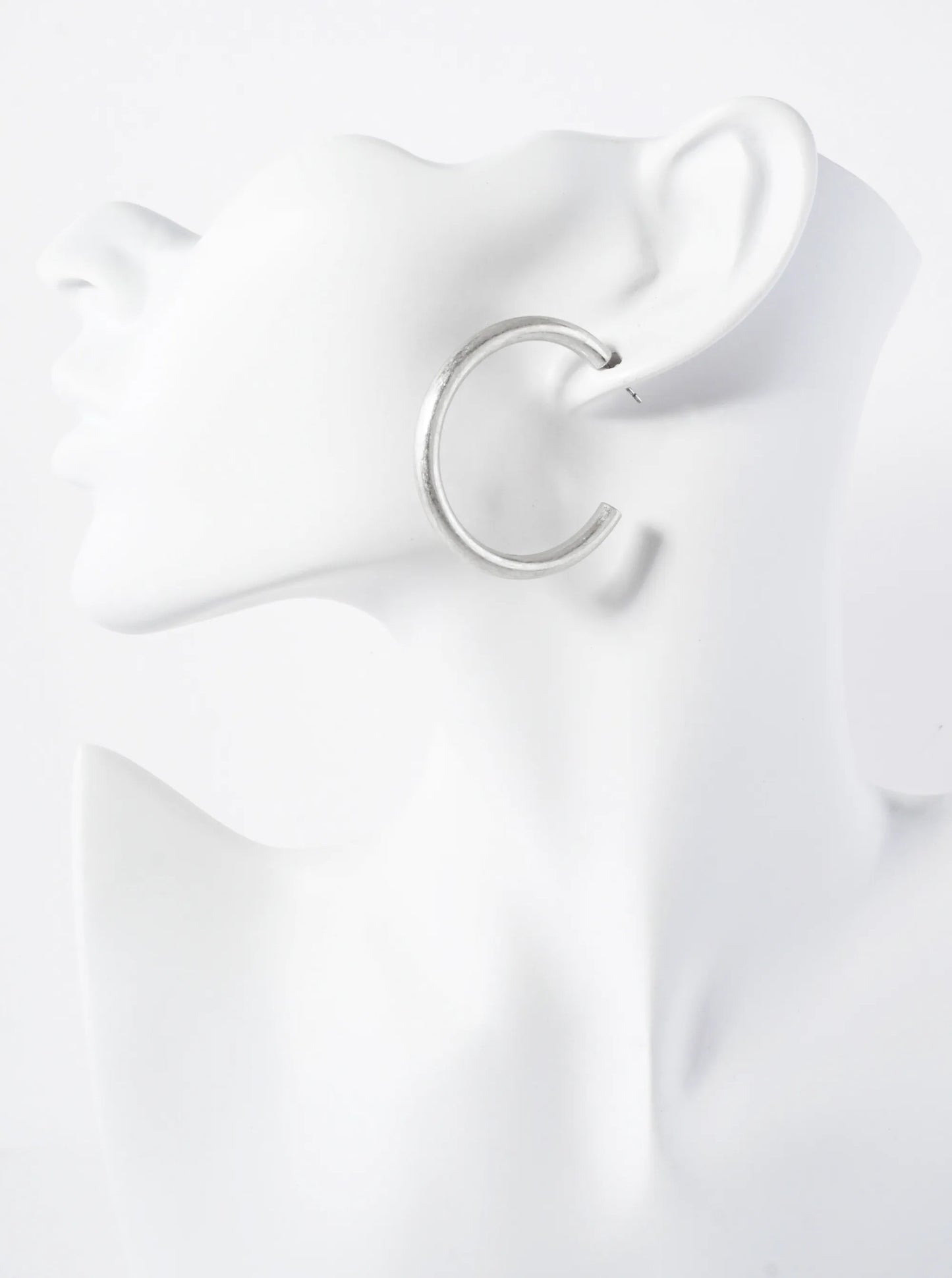 4-PC-Set Metal 15-20-40mm Multi Hoop Earrings