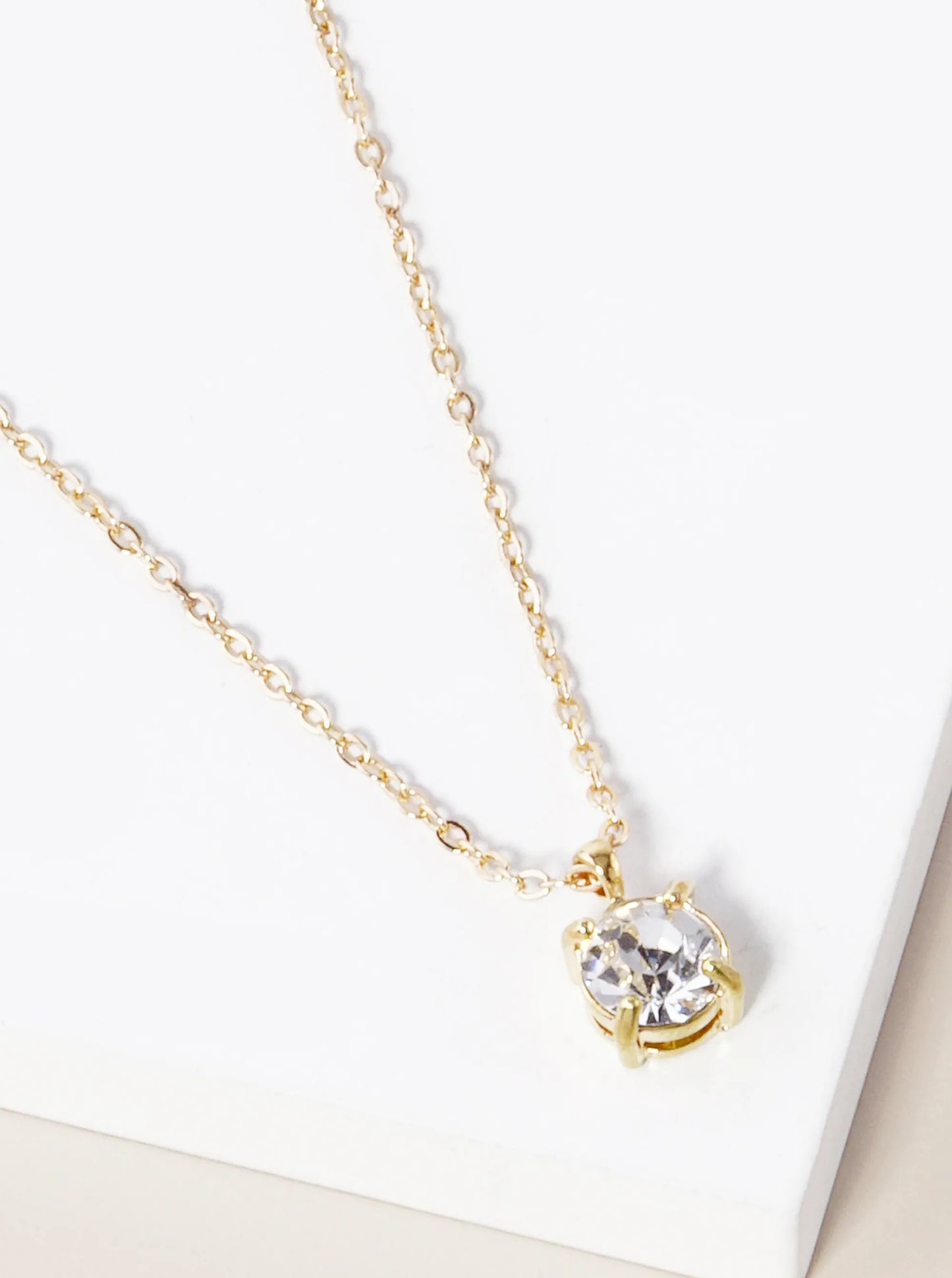 4-Prong 7mm Birthstone Pendant Necklace