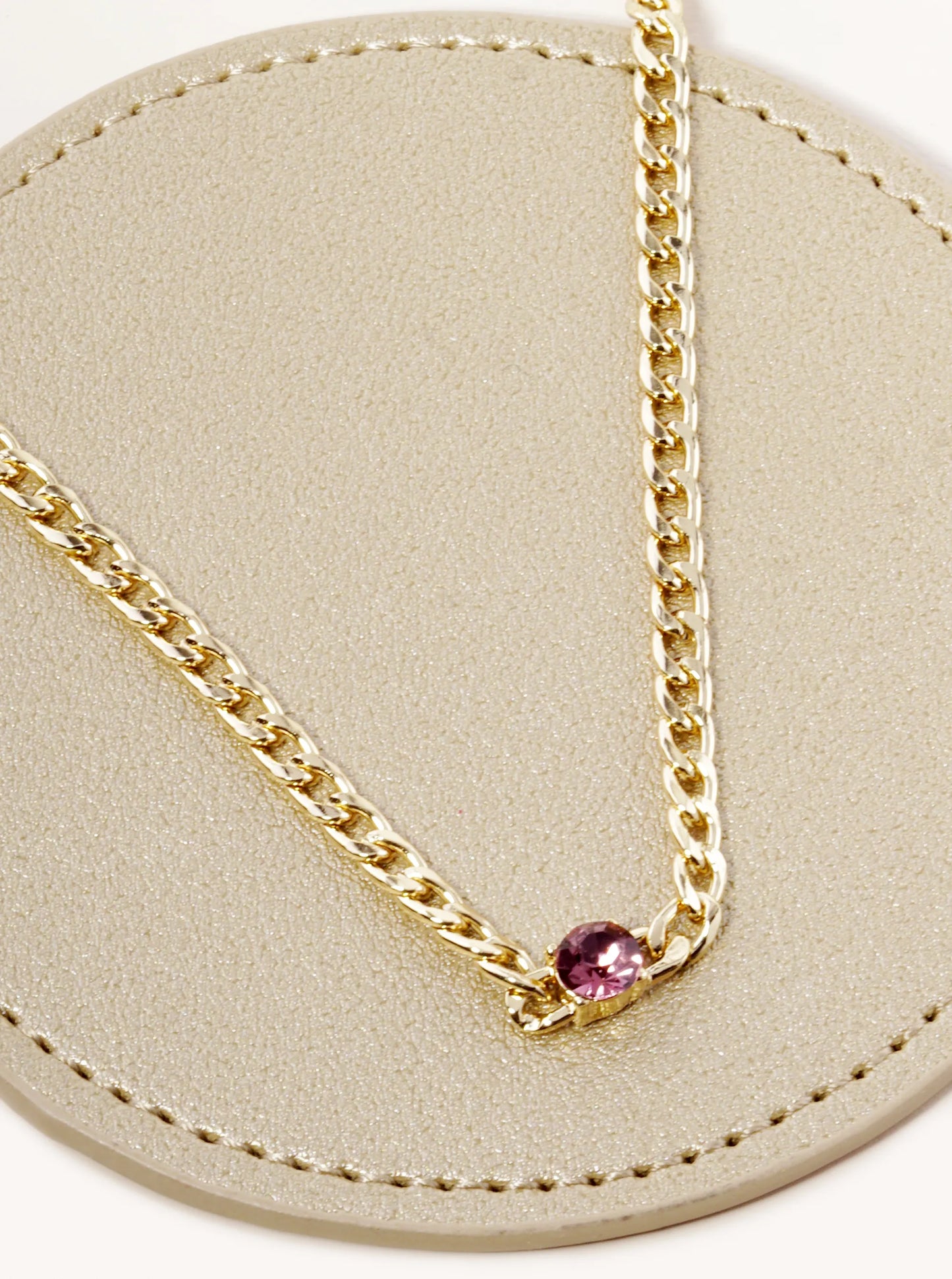 4-Prong Crystal Pendant 16 Inch Long 5mm Cuban Chain Necklace