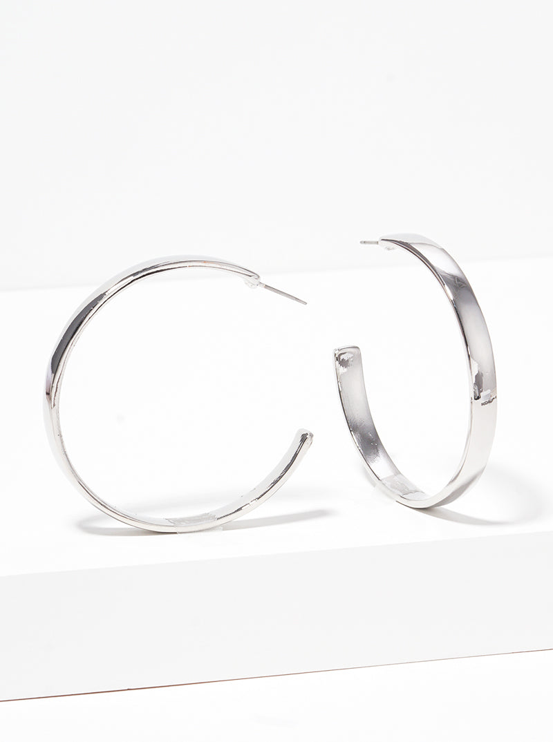 40mm Round Hoop Earrings