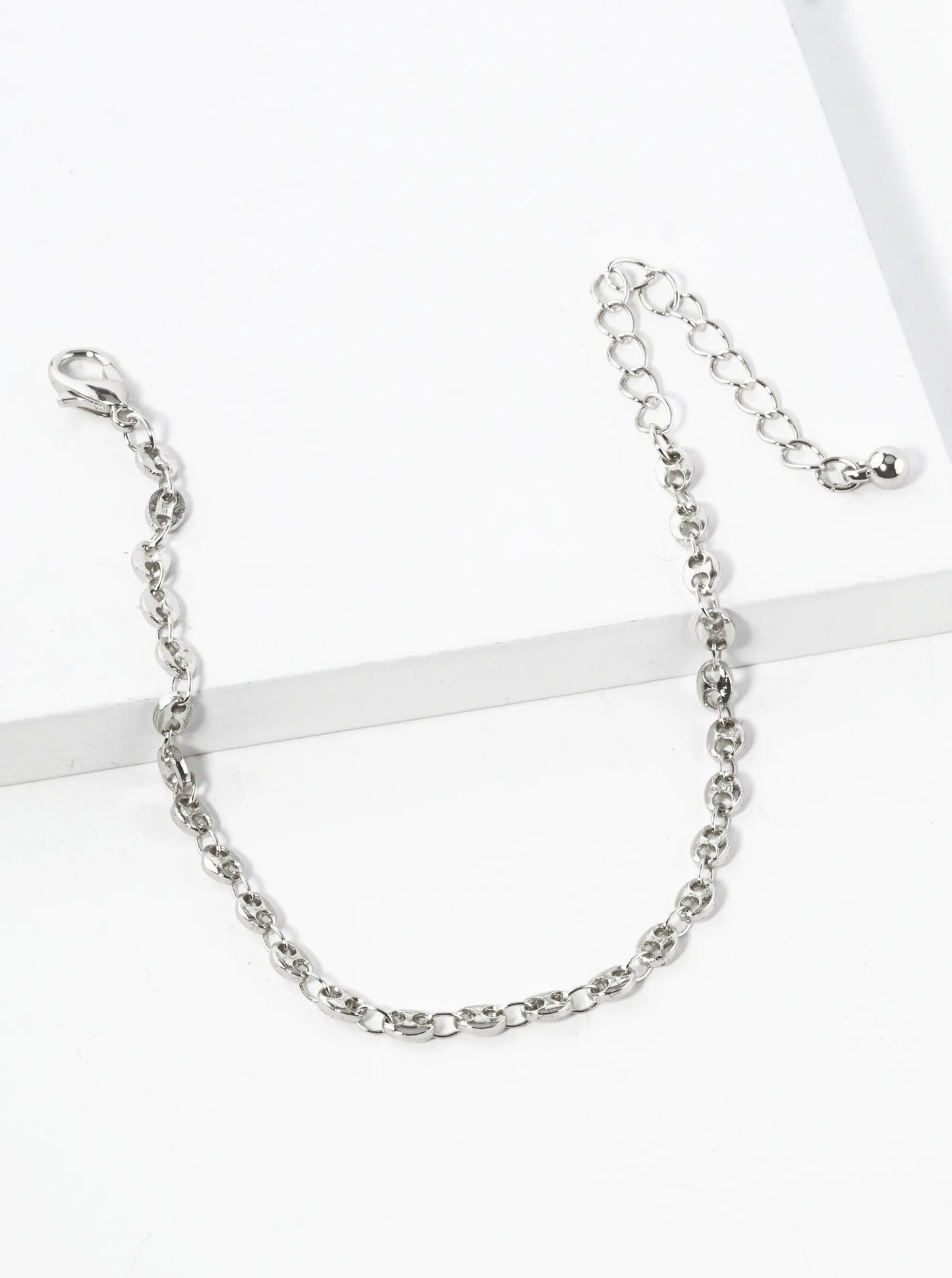 4mm Dainty Coffee Bean Chain Bracelet