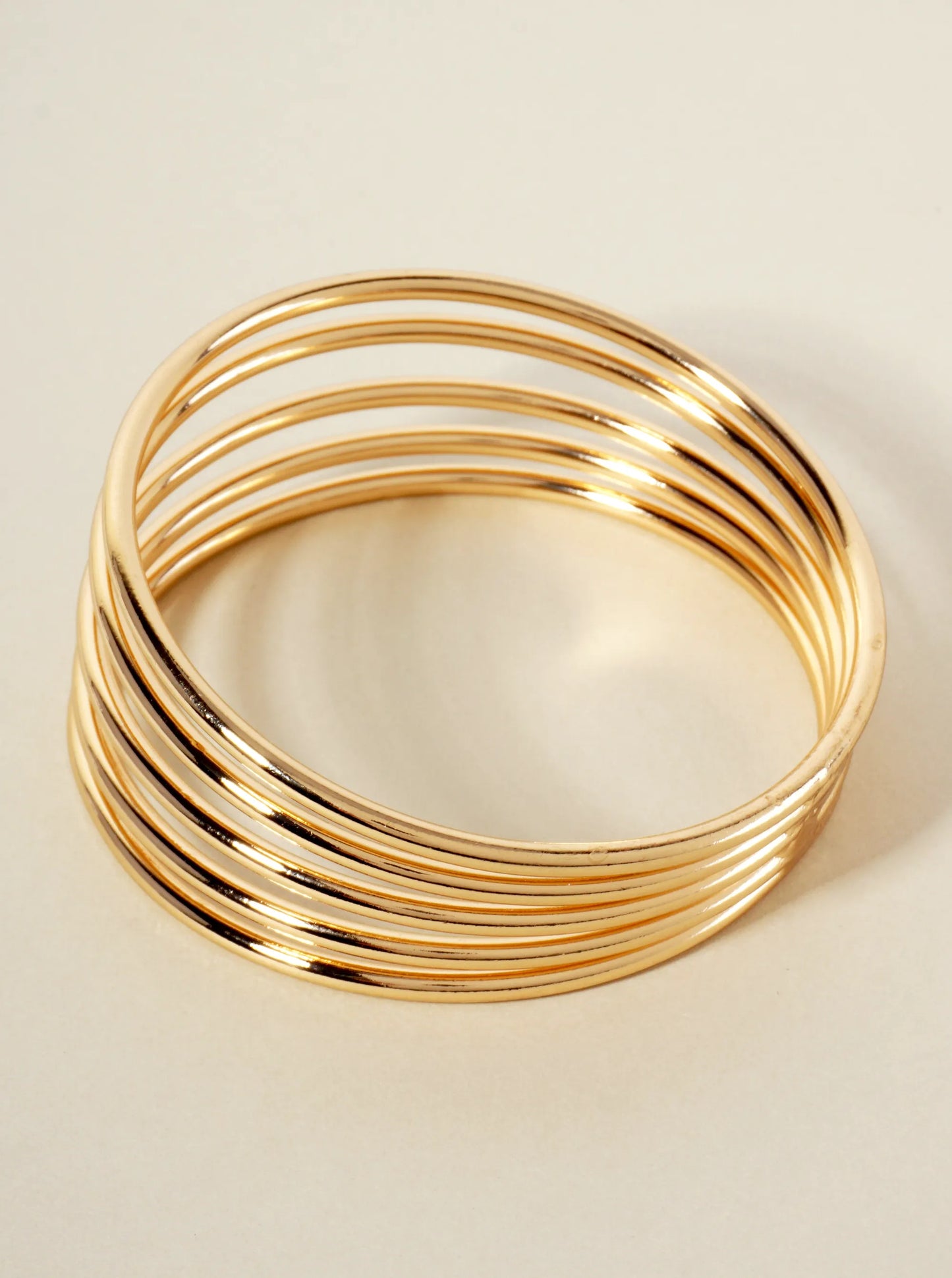 5-Layer Metal Bangle Bracelet