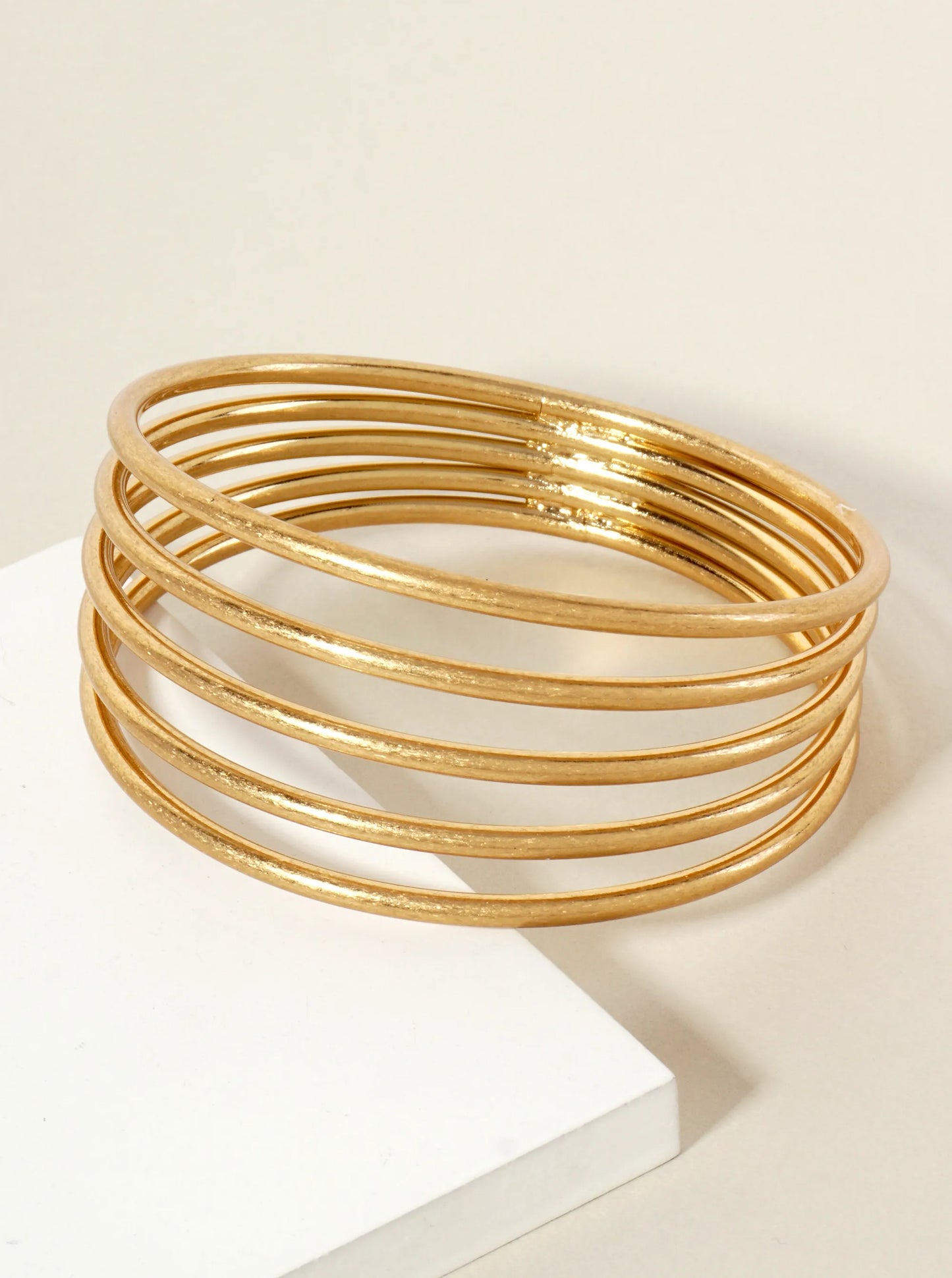 5-Layer Metal Bangle Bracelet