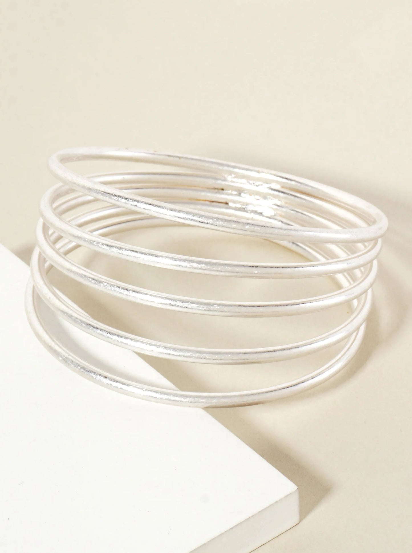 5-Layer Metal Bangle Bracelet