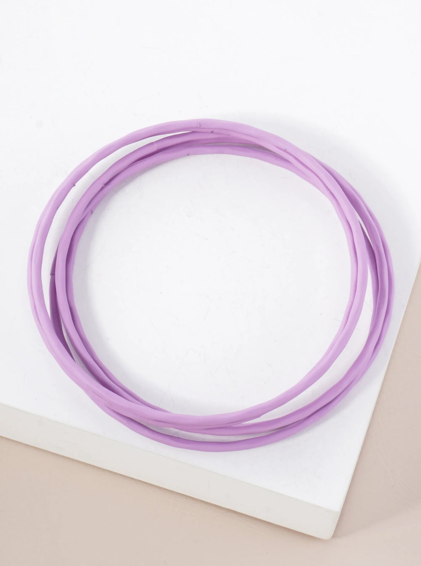 5-PC-Set Hammered-Texture Metal Enamel Bangle Bracelet