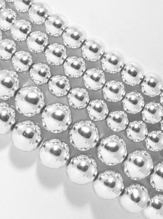 5-PC-Set Hollow Ball Bead Stackable Stretch Bracelet