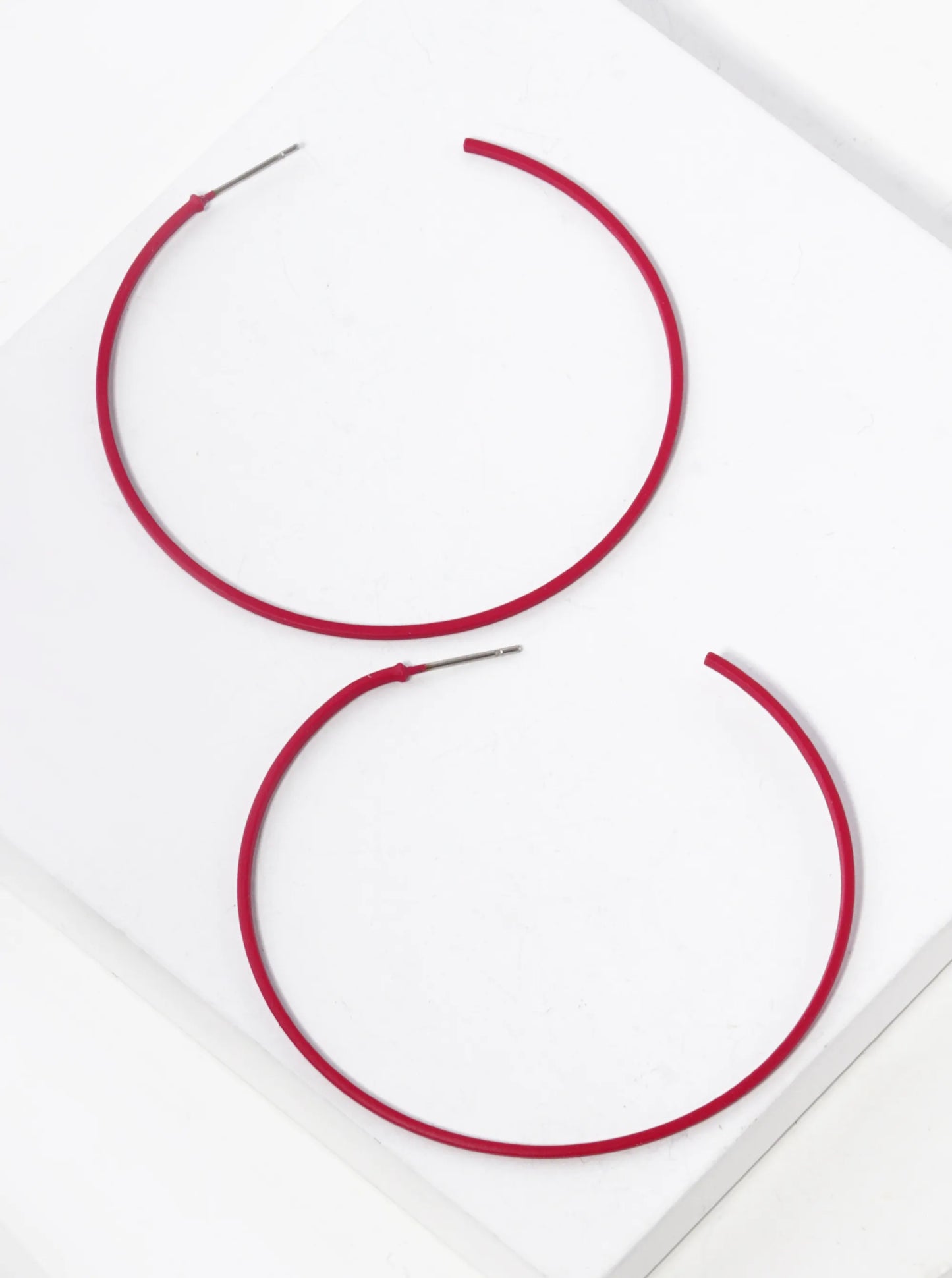 50mm Color Coated Hoop Earrings