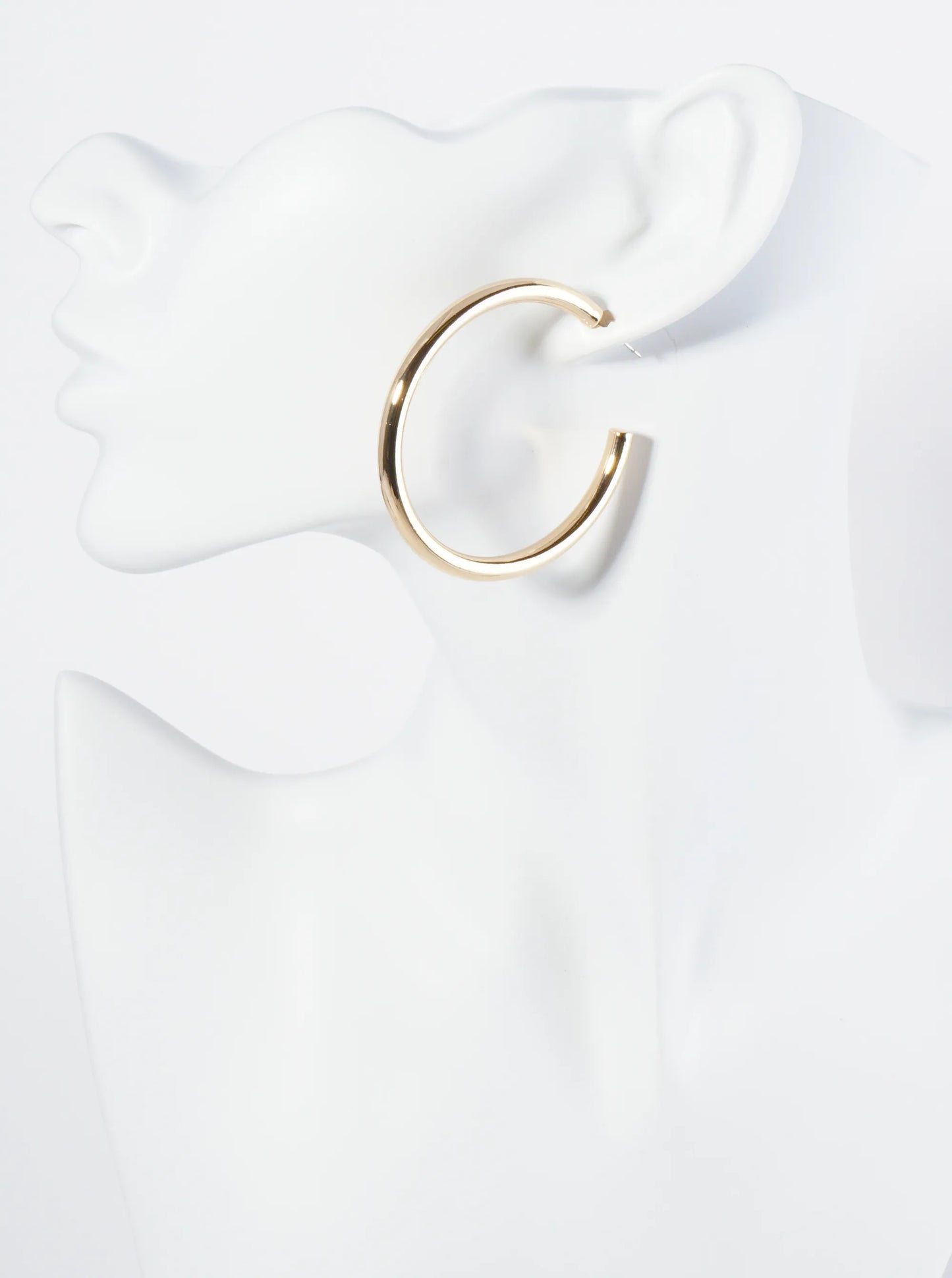 50mm Hollow Metal Open Hoop Earrings
