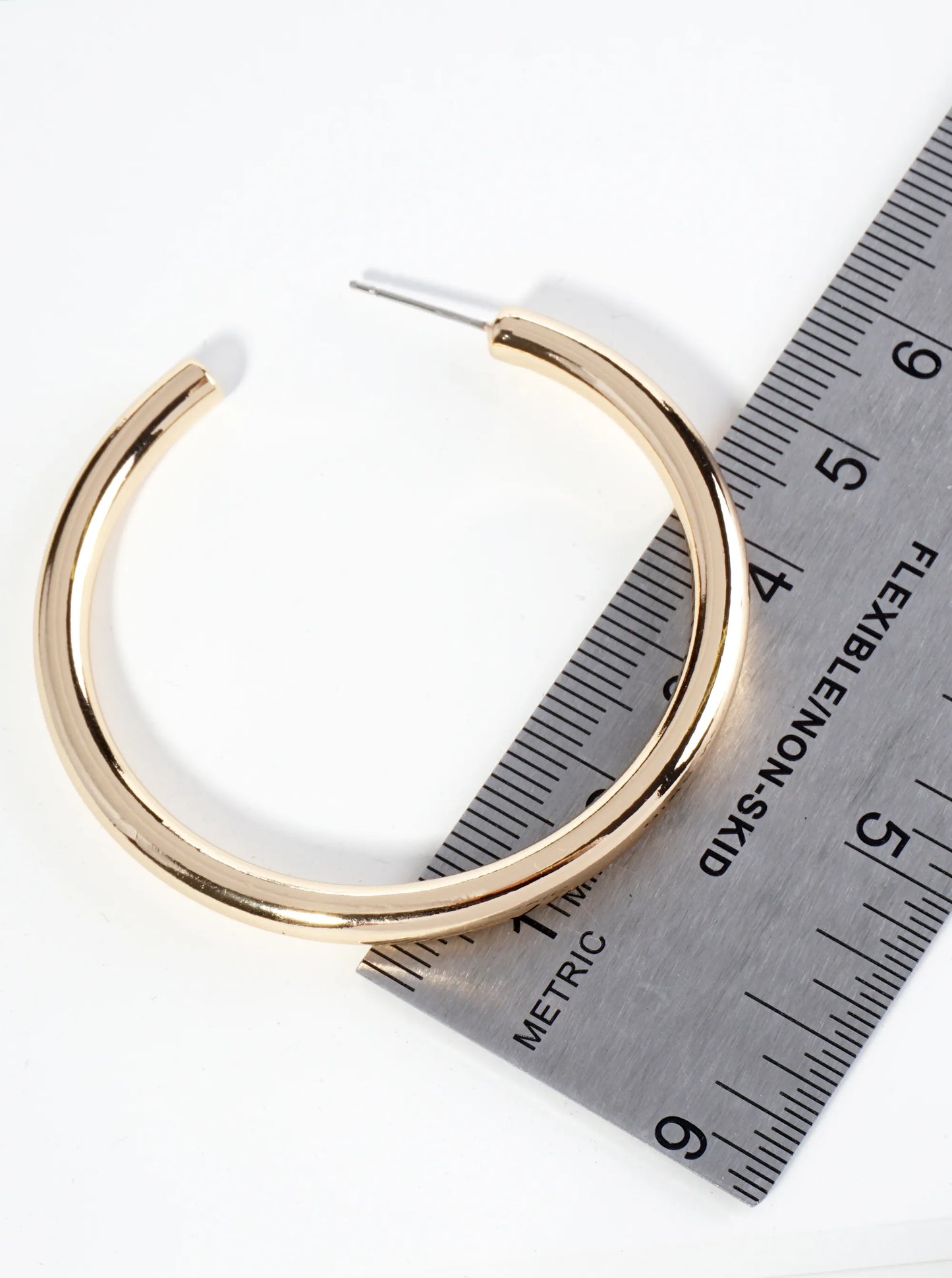 50mm Hollow Metal Open Hoop Earrings