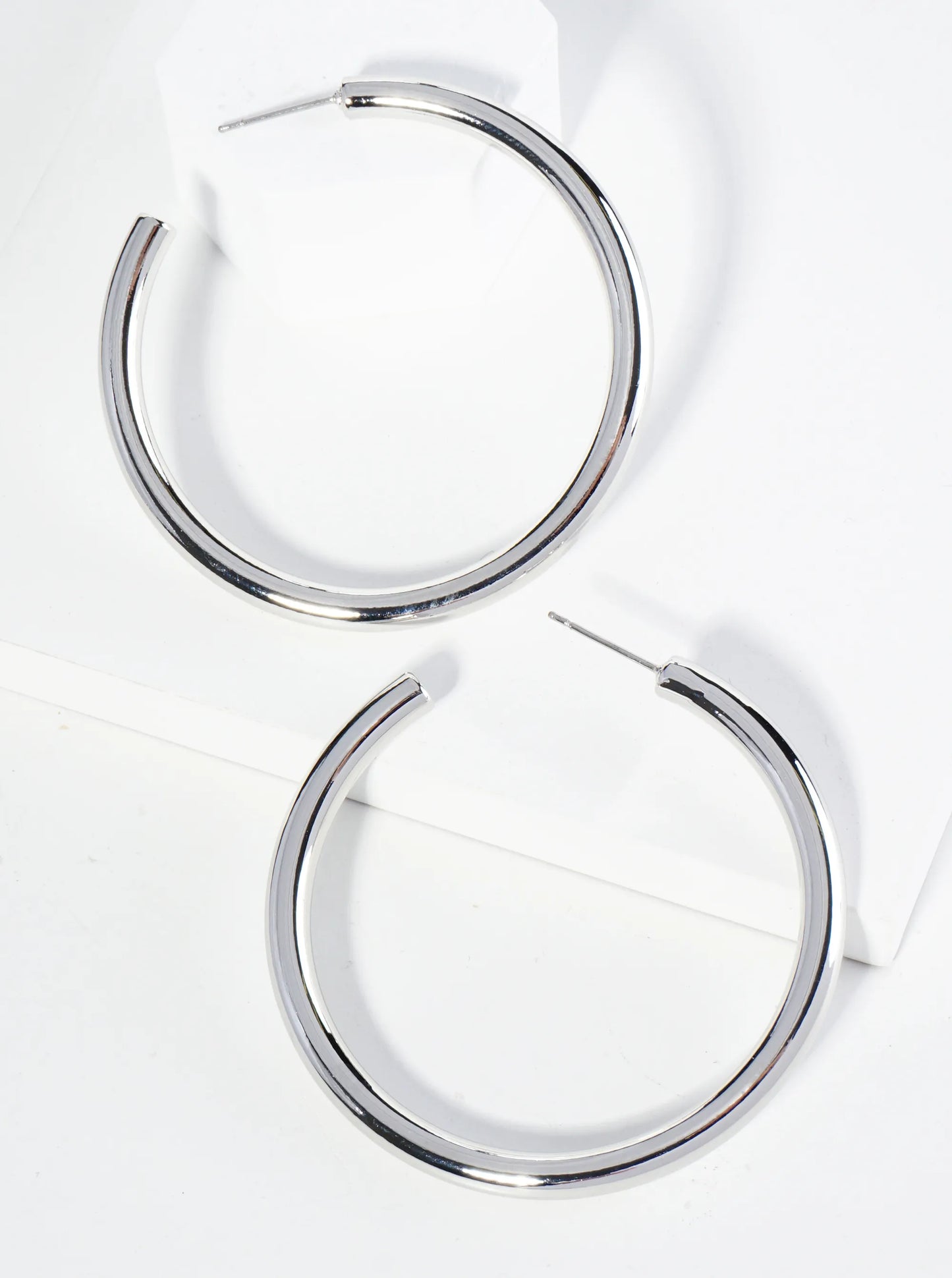 50mm Hollow Metal Open Hoop Earrings
