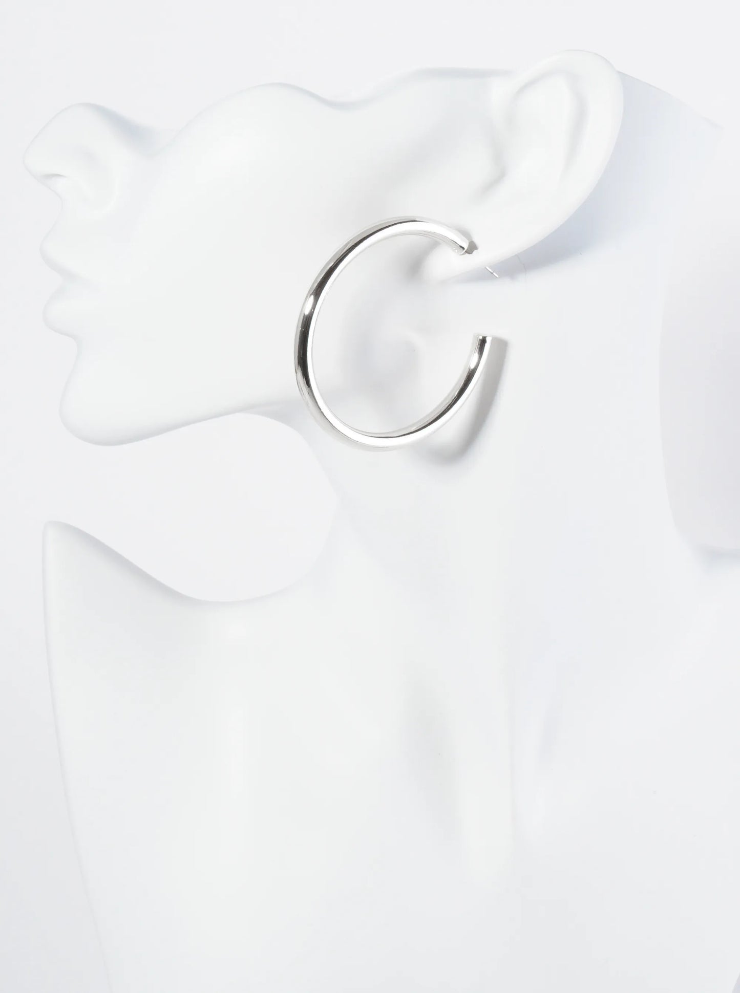 50mm Hollow Metal Open Hoop Earrings